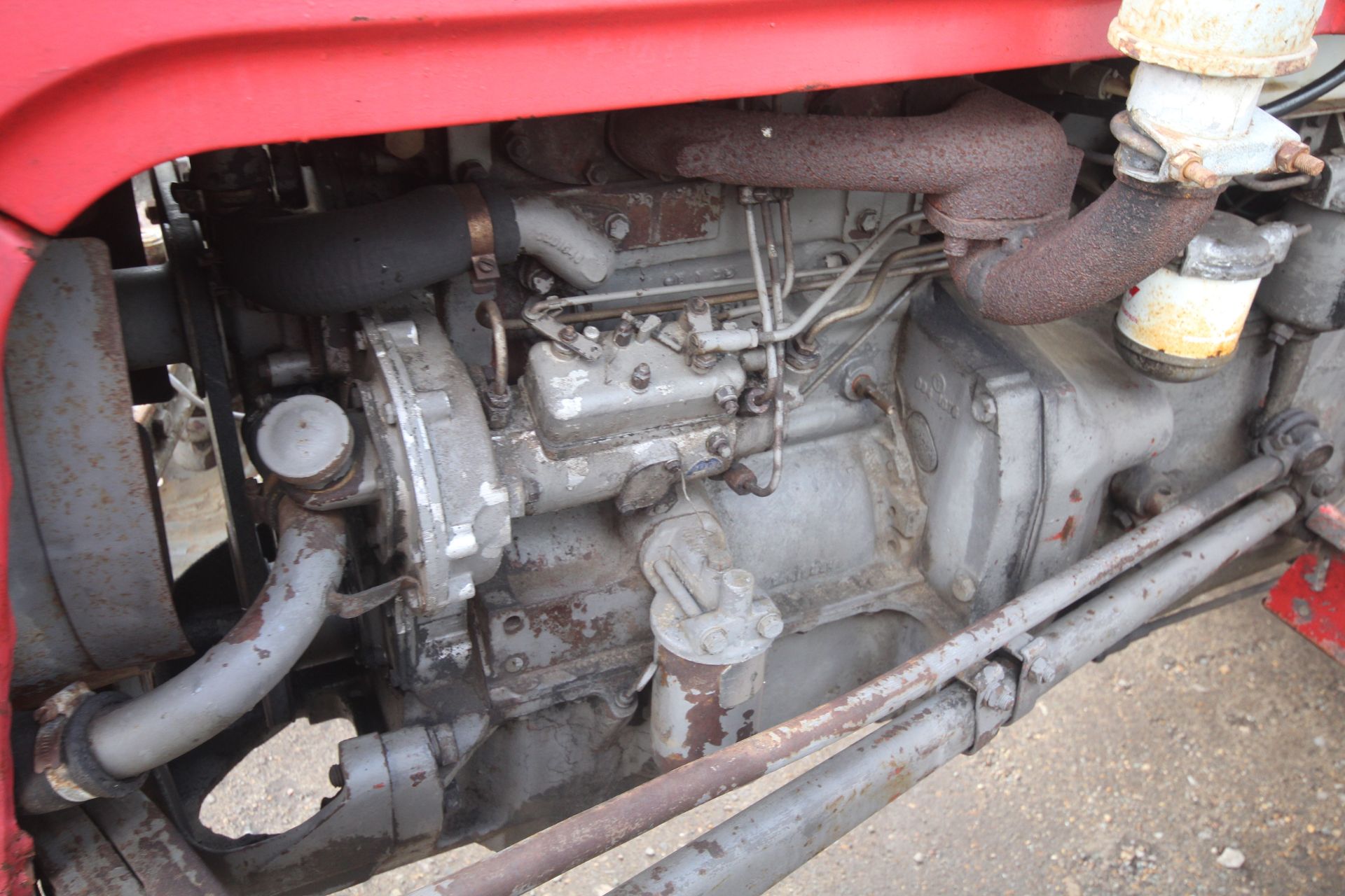 Massey Ferguson 35X 2WD tractor. 1963. Serial number SNMY313859. 11-28 rear wheels and tyres. - Image 10 of 43