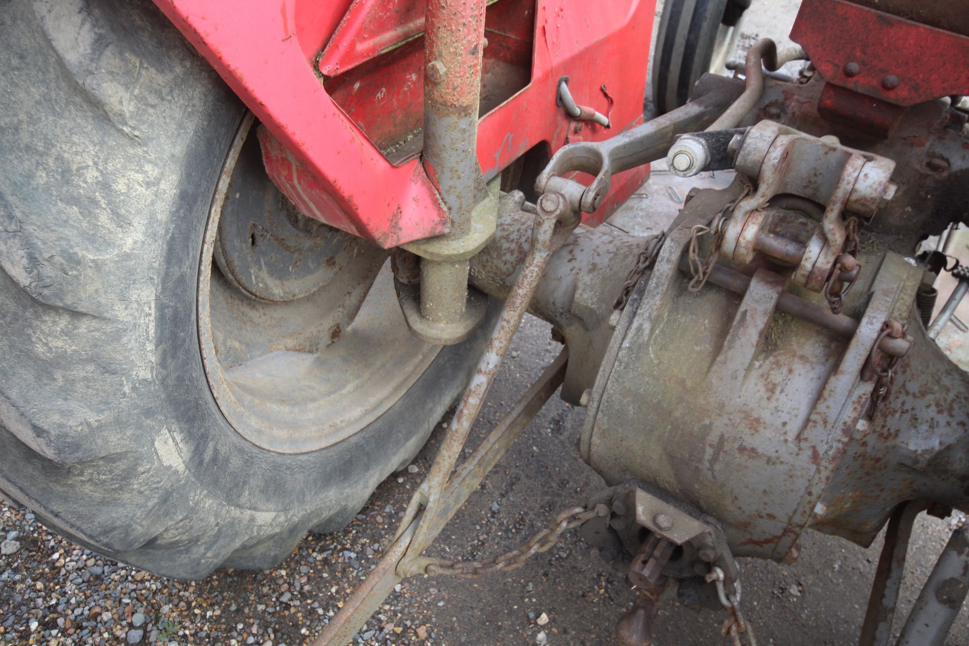 Massey Ferguson 35X 2WD tractor. 1963. Serial number SNMY313859. 11-28 rear wheels and tyres. - Image 18 of 43