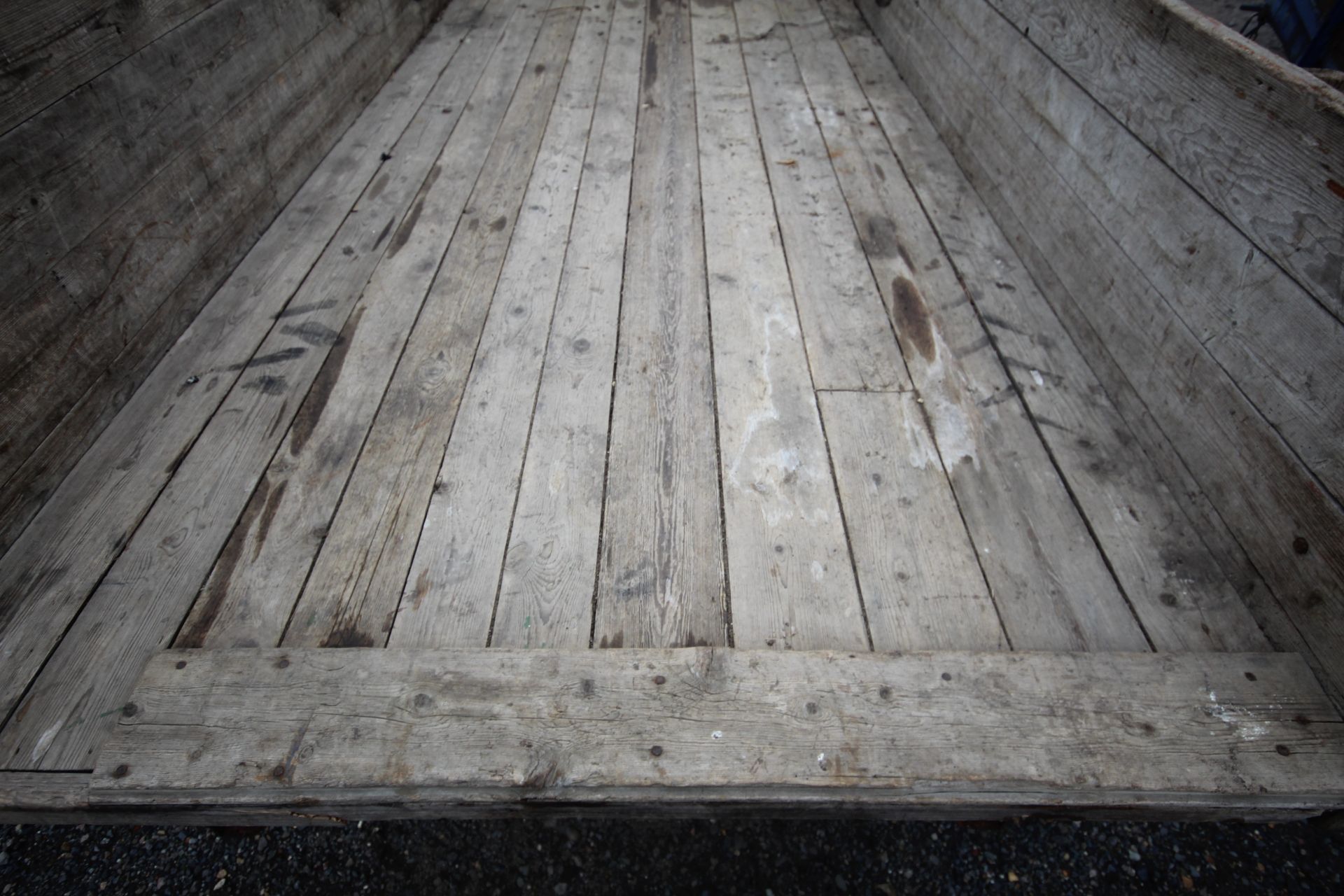 Vintage single axle tractor drawn trailer. V - Image 11 of 21