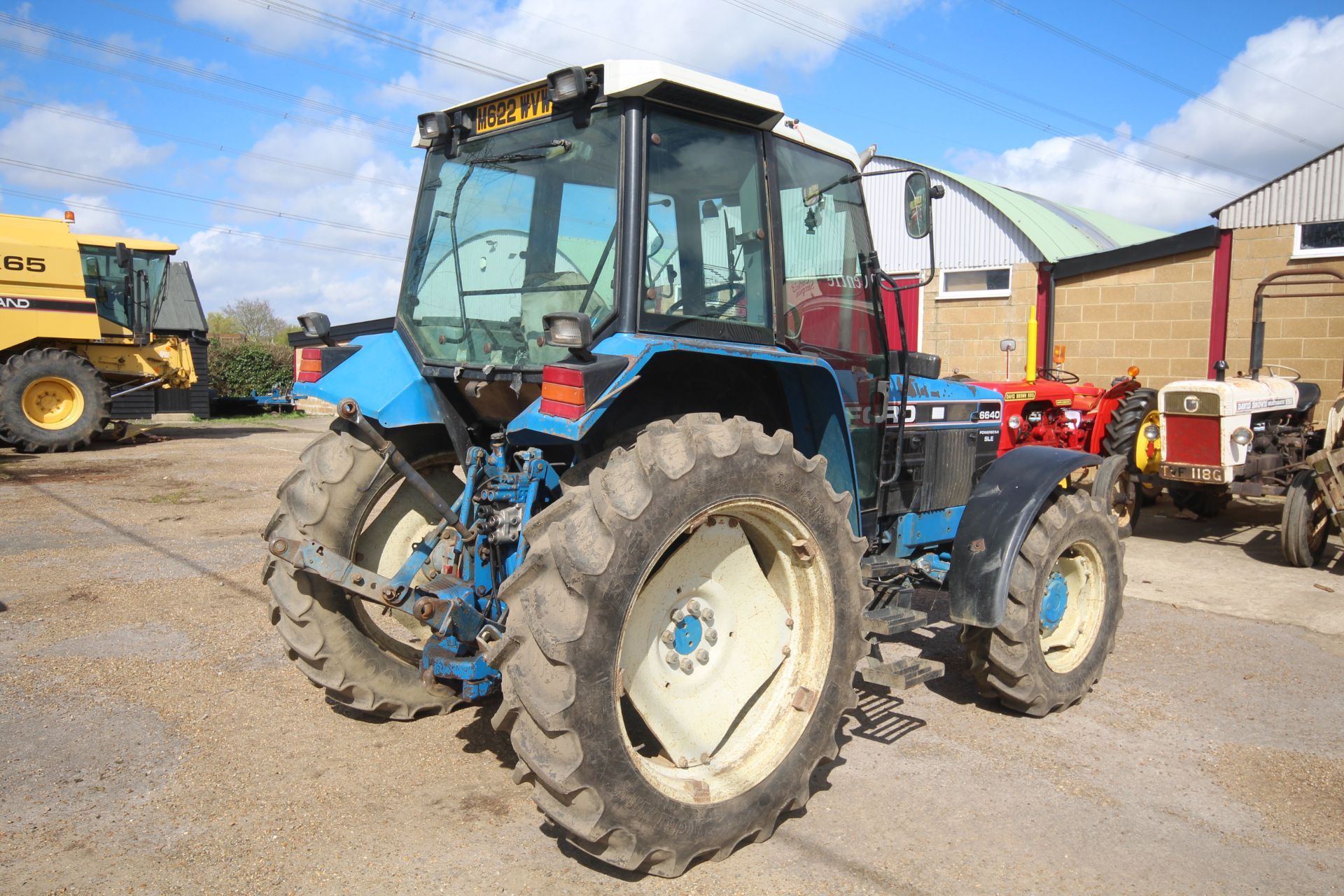 Ford 6640 Powerstar SLE 4WD tractor. Registration M622 WVW. Date of first registration 09/01/1995. - Image 2 of 67