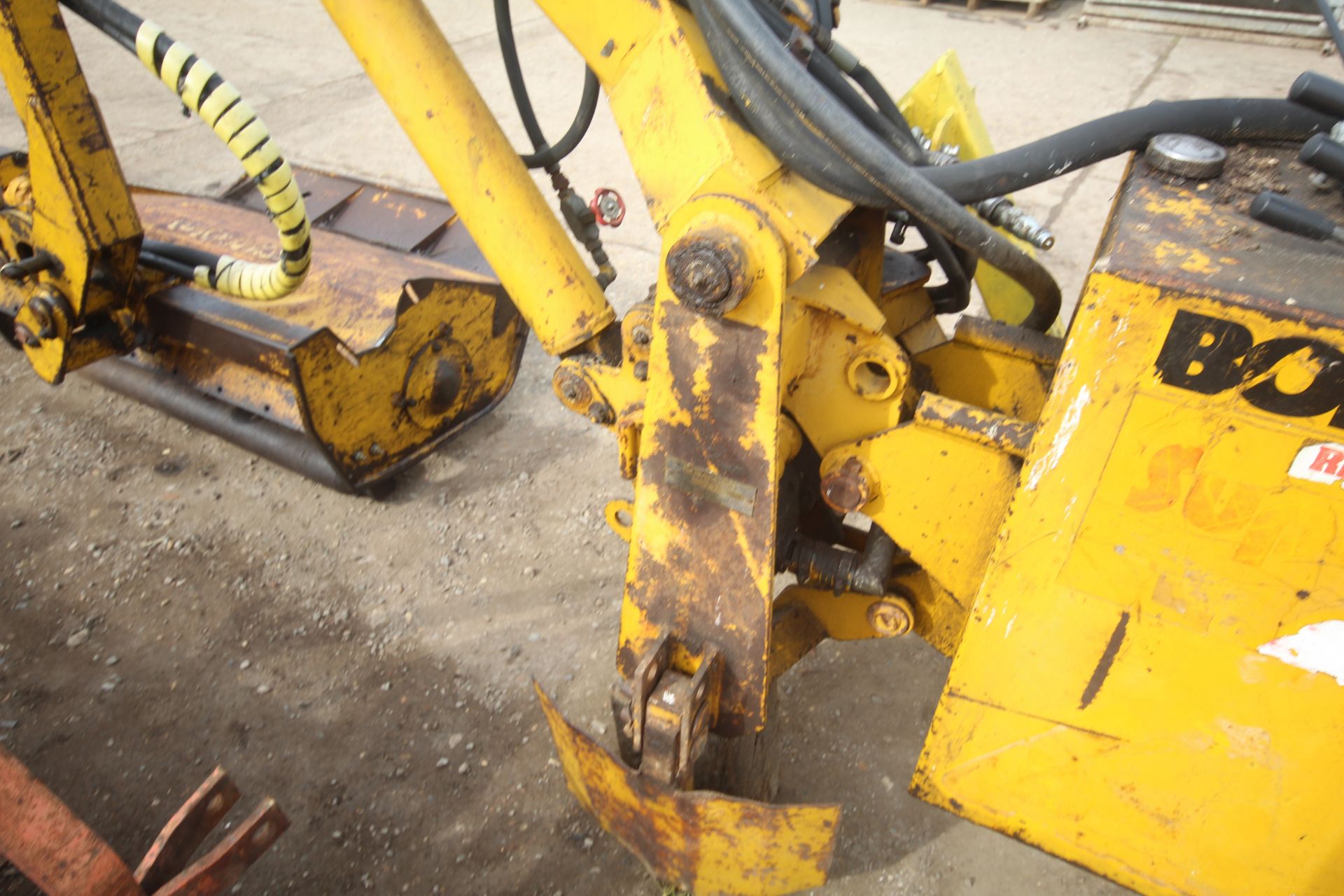 Bomford Super Trim 470 hedge cutter. With linkage conversion headstock and cable controlled spools. - Image 6 of 20