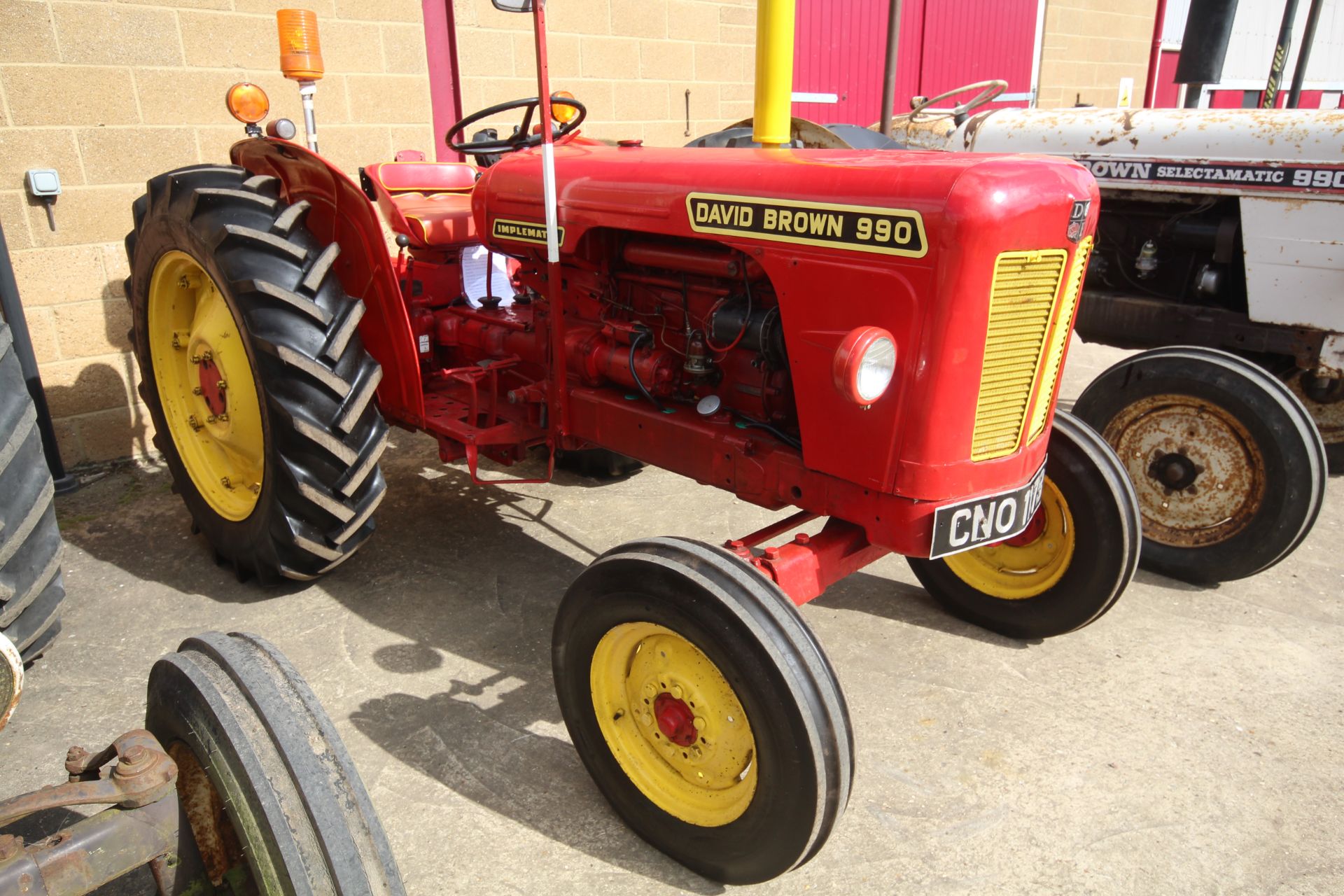 David Brown 990 Implematic live drive 2WD tractor. Registration CNO 117B. Date of first registration - Image 2 of 43