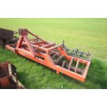 FarmForce 3m front mounted Flexicoil press. With leading tines. From a local Deceased estate.