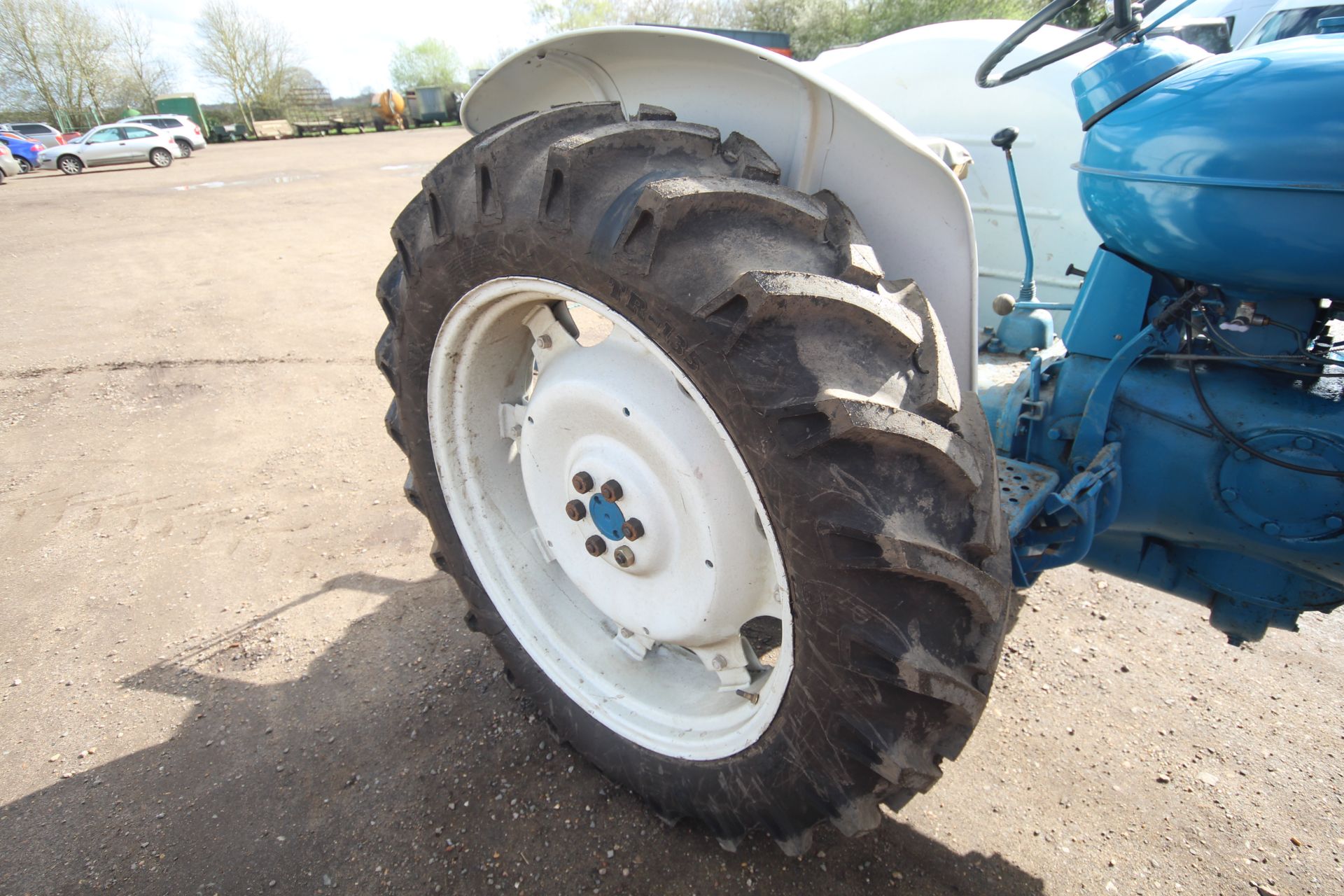 Fordson New Performance Super Major 2WD tractor. 12.4-36 rear wheels and tyres @ 99%. Key held. - Image 14 of 47