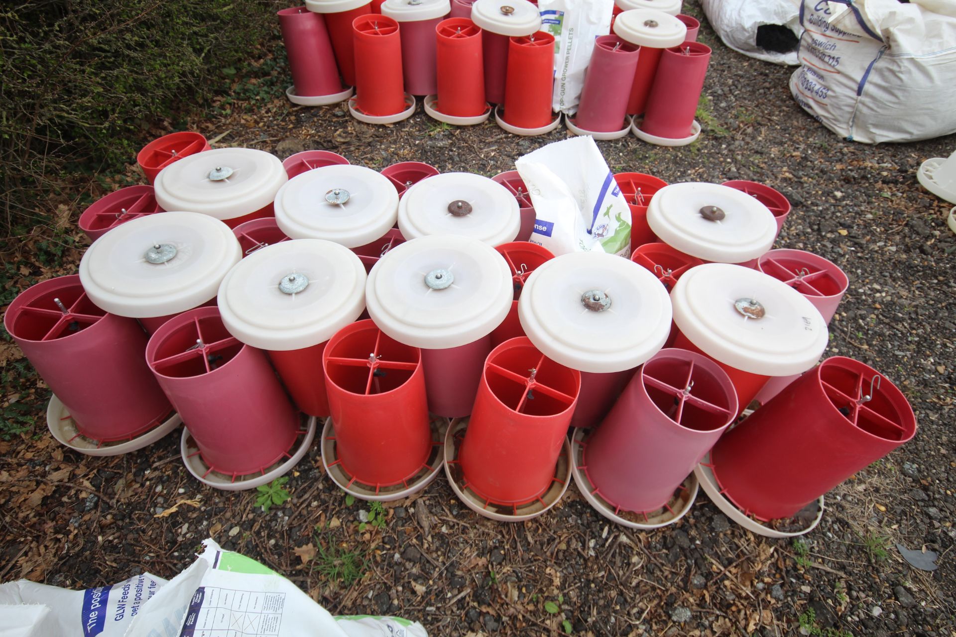 Quantity of 25kg feeders.