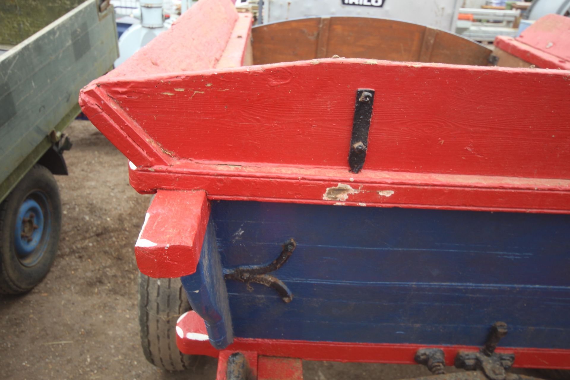 Tumbrel. With tractor drawbar. - Image 7 of 30