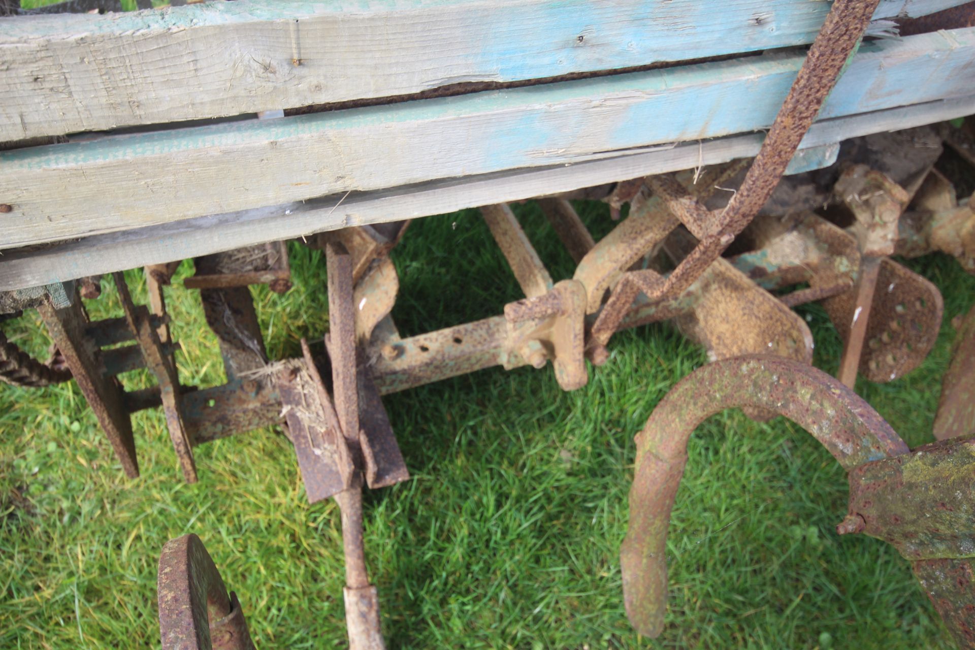 Vintage three row PTO driven potato planter. V - Image 13 of 15