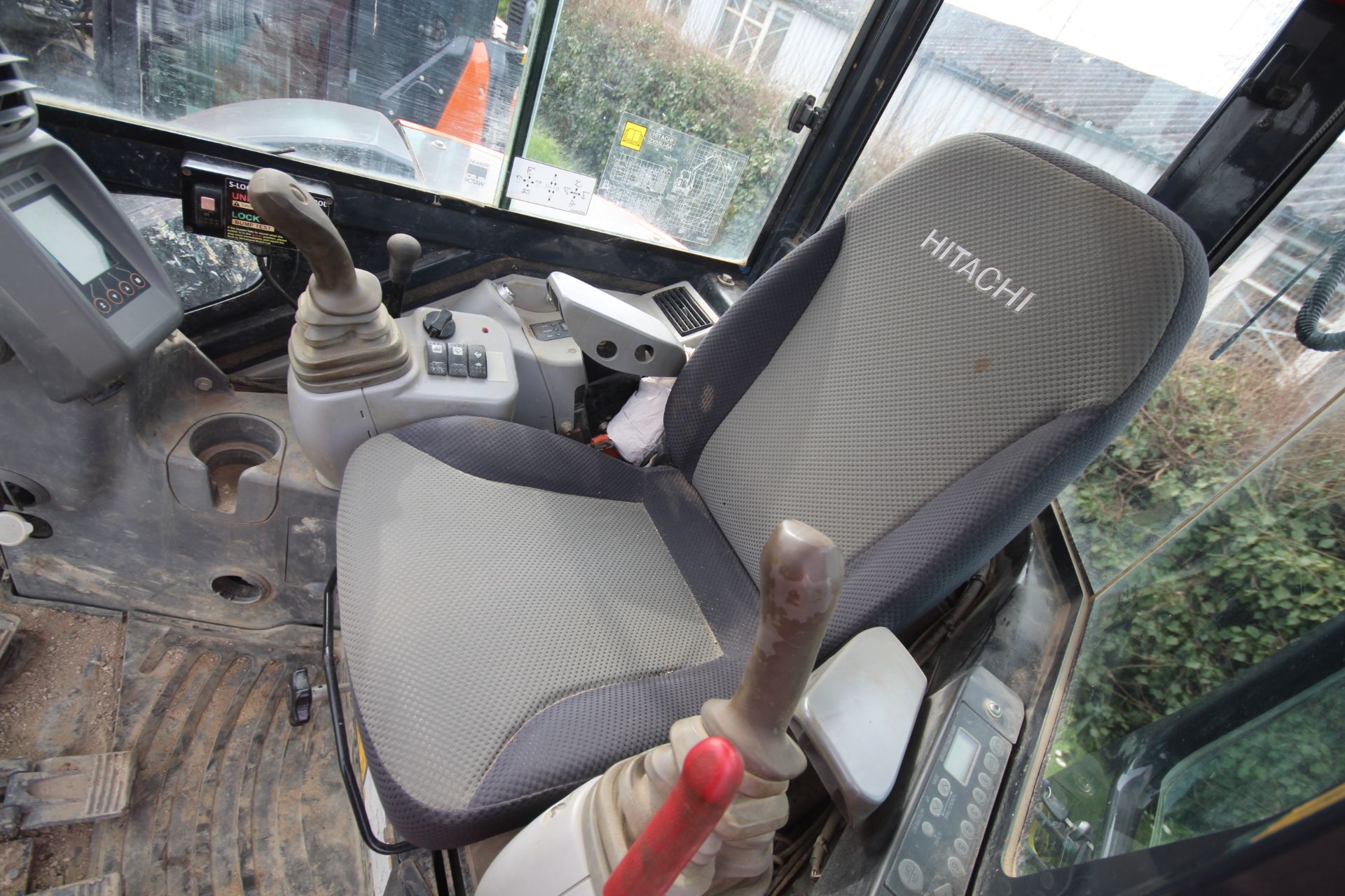 Hitachi ZX55U-5A CLR 5.5T rubber track excavator. 2018. 3,217 hours. Serial number HCMA - Image 50 of 85