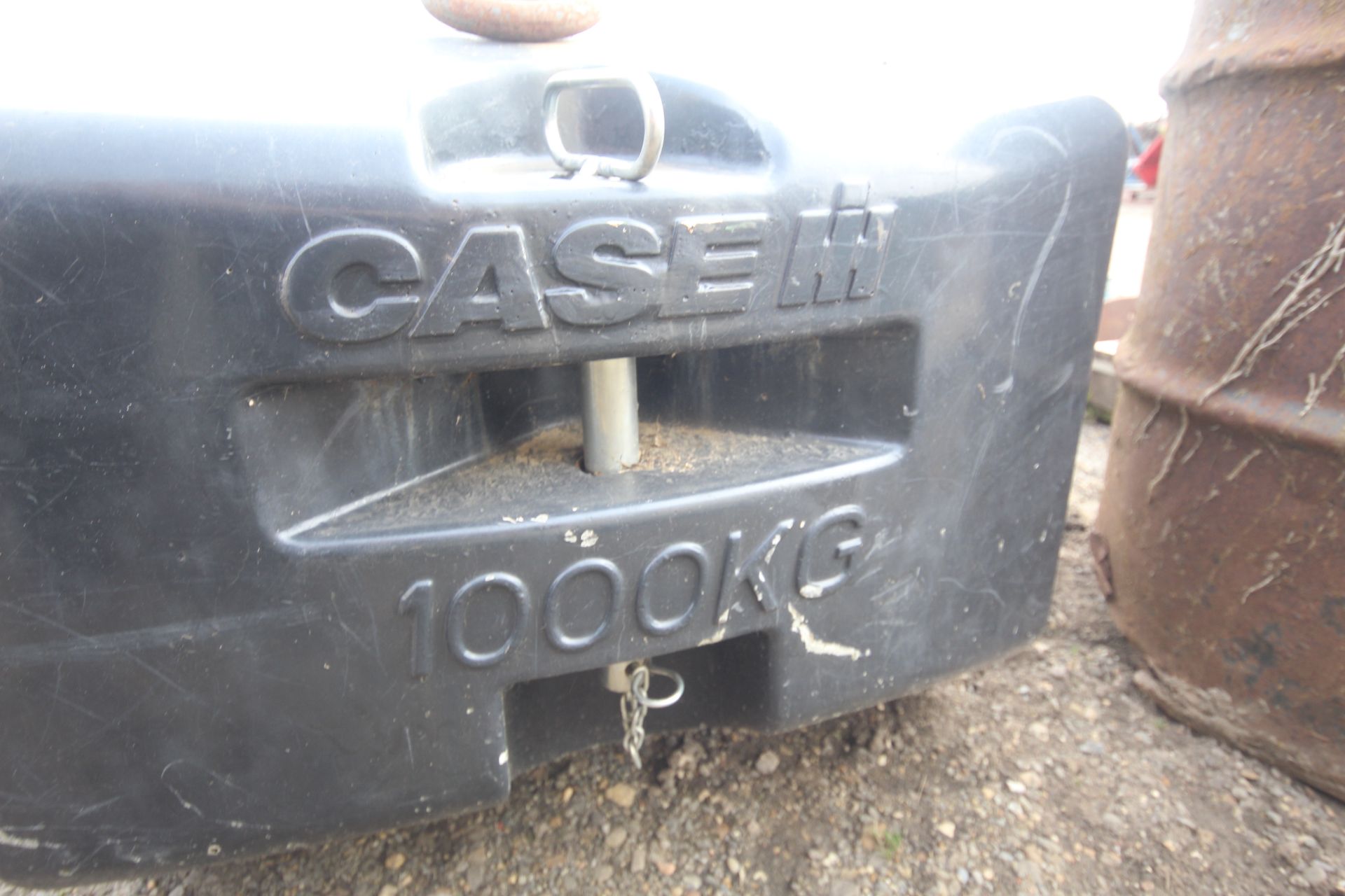 Case 1T front weight. Can be converted to fit linkage. V - Image 7 of 7