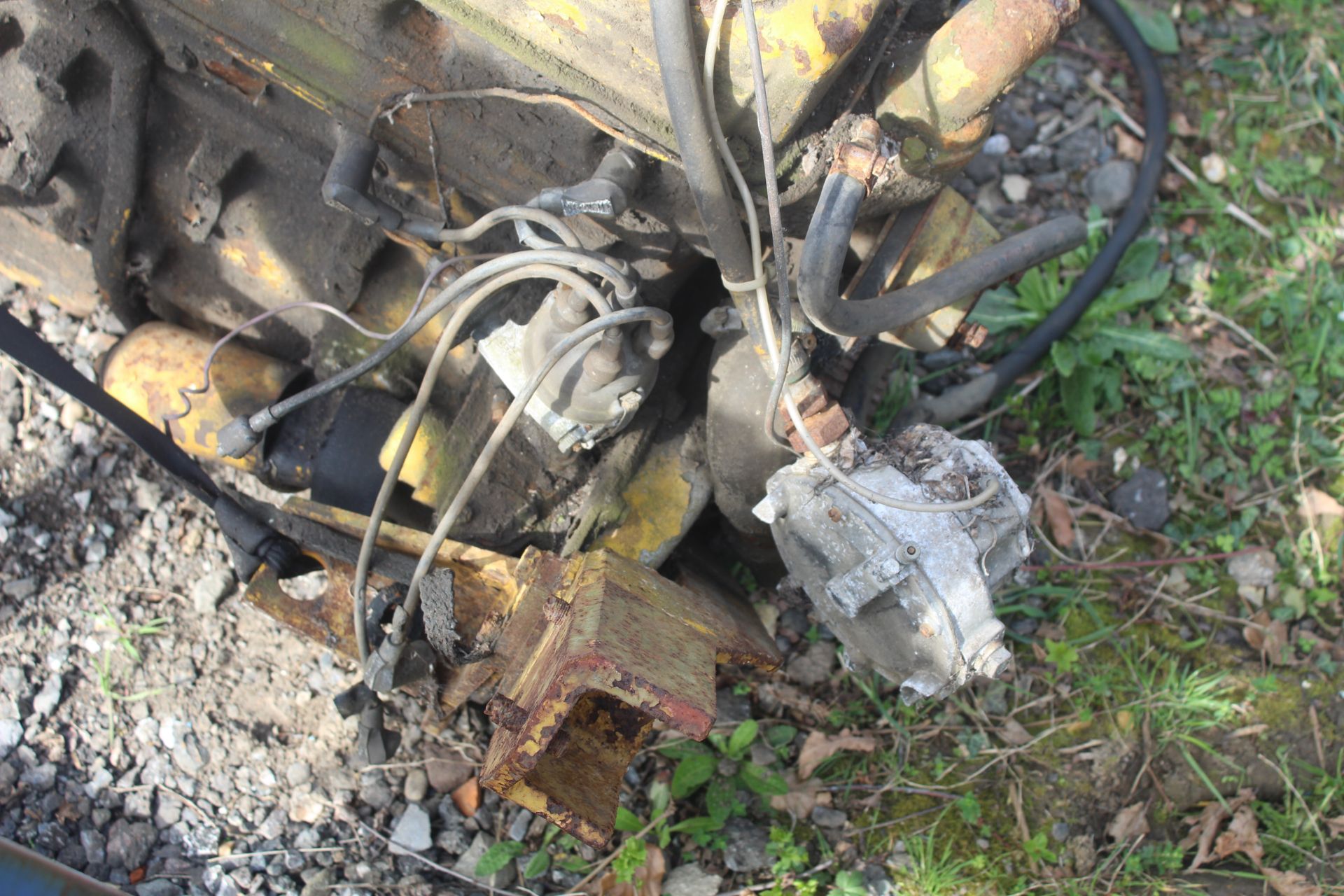 Fordson Major petrol engine. Previously used on gas in forklift. For spares or repair. V - Bild 7 aus 8