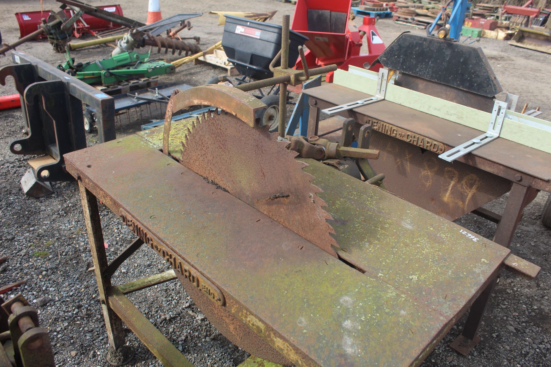 Dening of Chard saw bench. - Image 7 of 8