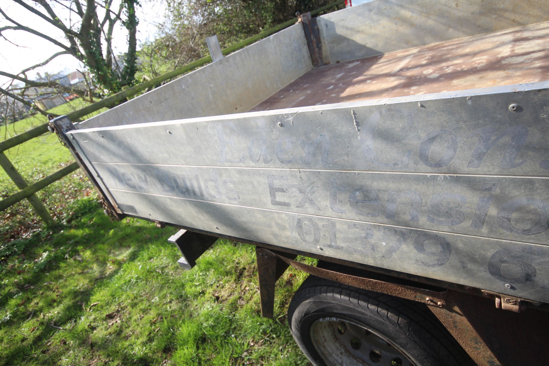 Ford Transit 2.4L diesel 3.5T drop side tipper. Registration BX08 PXC. Date of first registration - Image 13 of 59