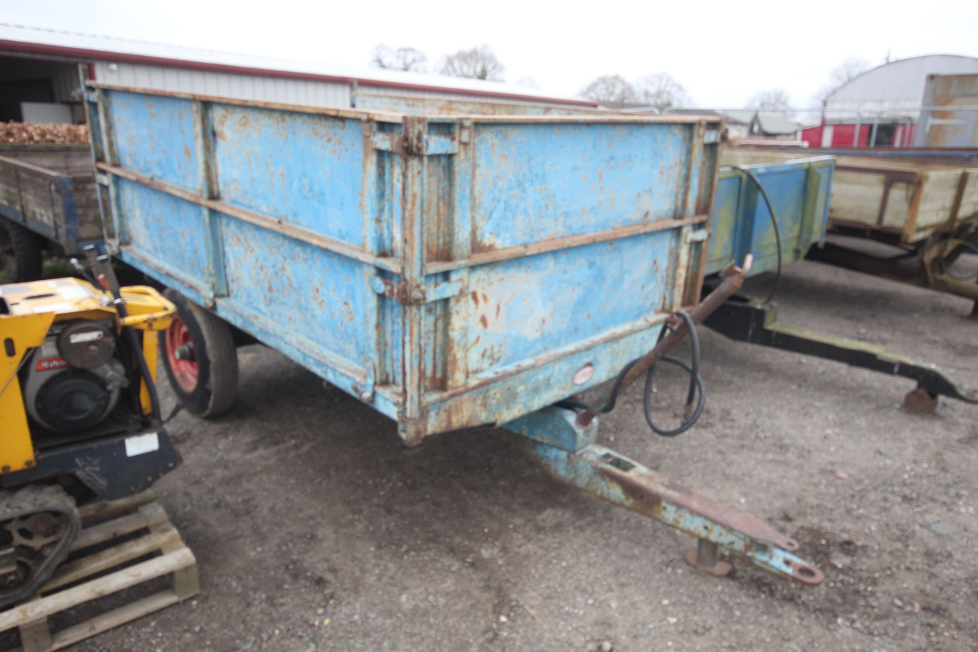 Harford 3T single axle tipping trailer.