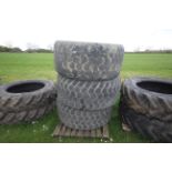 3x Michelin Cargo X-Bib 560/60R22.5 tyres. V