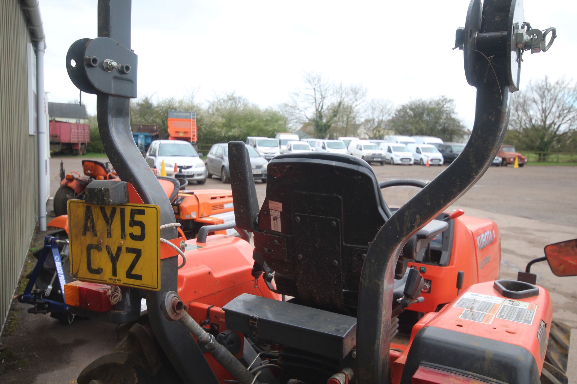 Kubota L3200 4WD compact tractor. Registration AY15 CYZ. Date of first registration xx/xx/2015. - Image 17 of 30