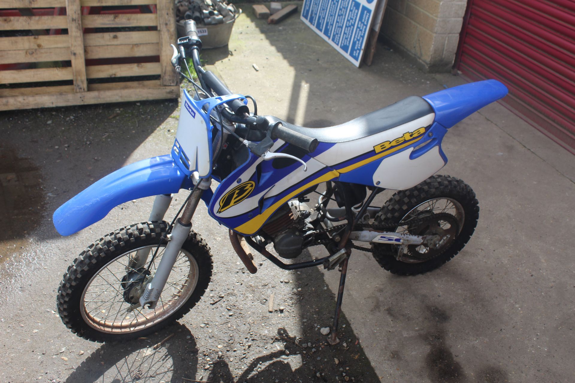 Beta Italian 50cc dirt bike. For spares or repair. V