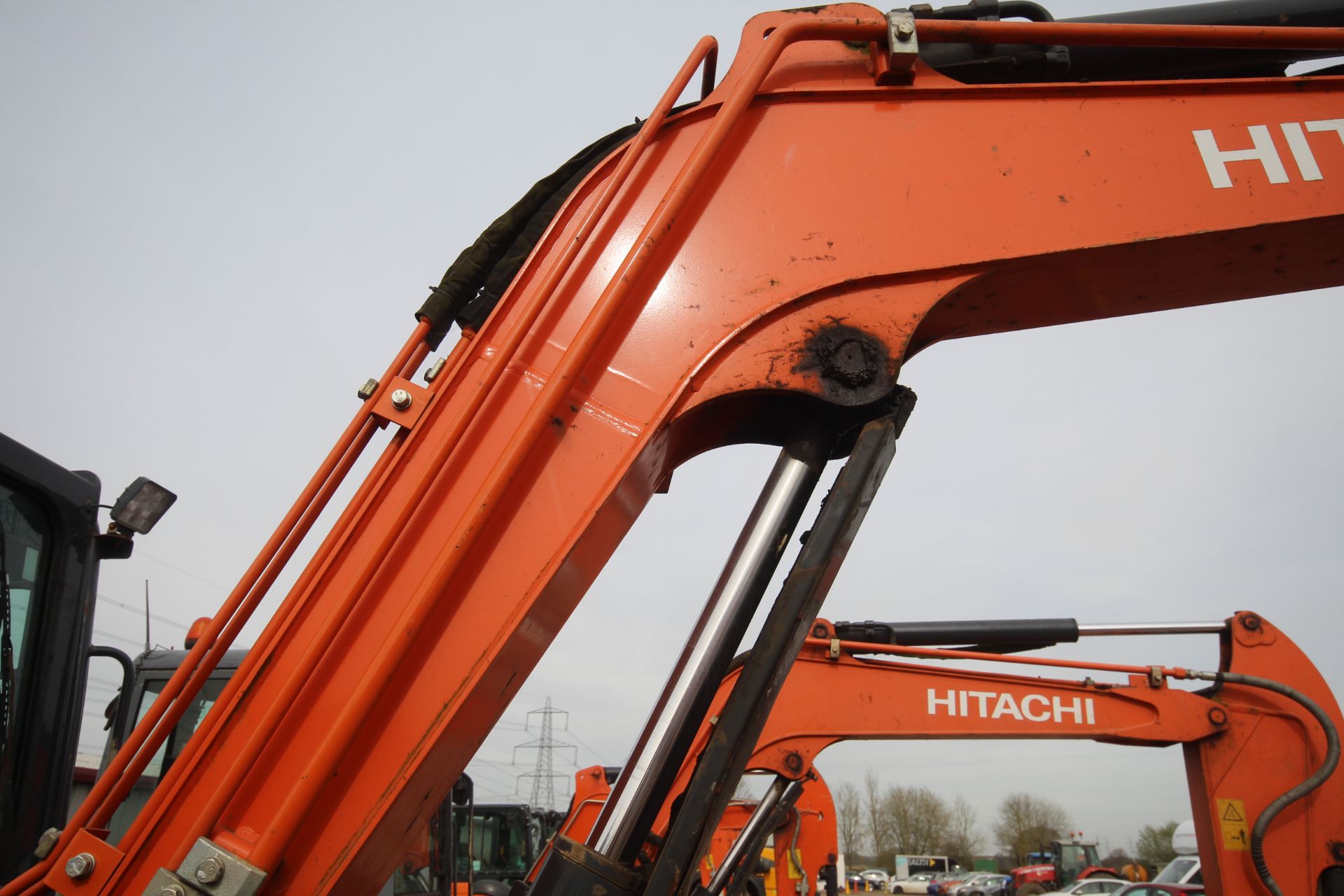 Hitachi ZX55U-5A CLR 5.5T rubber track excavator. 2018. 3,217 hours. Serial number HCMA - Bild 75 aus 85