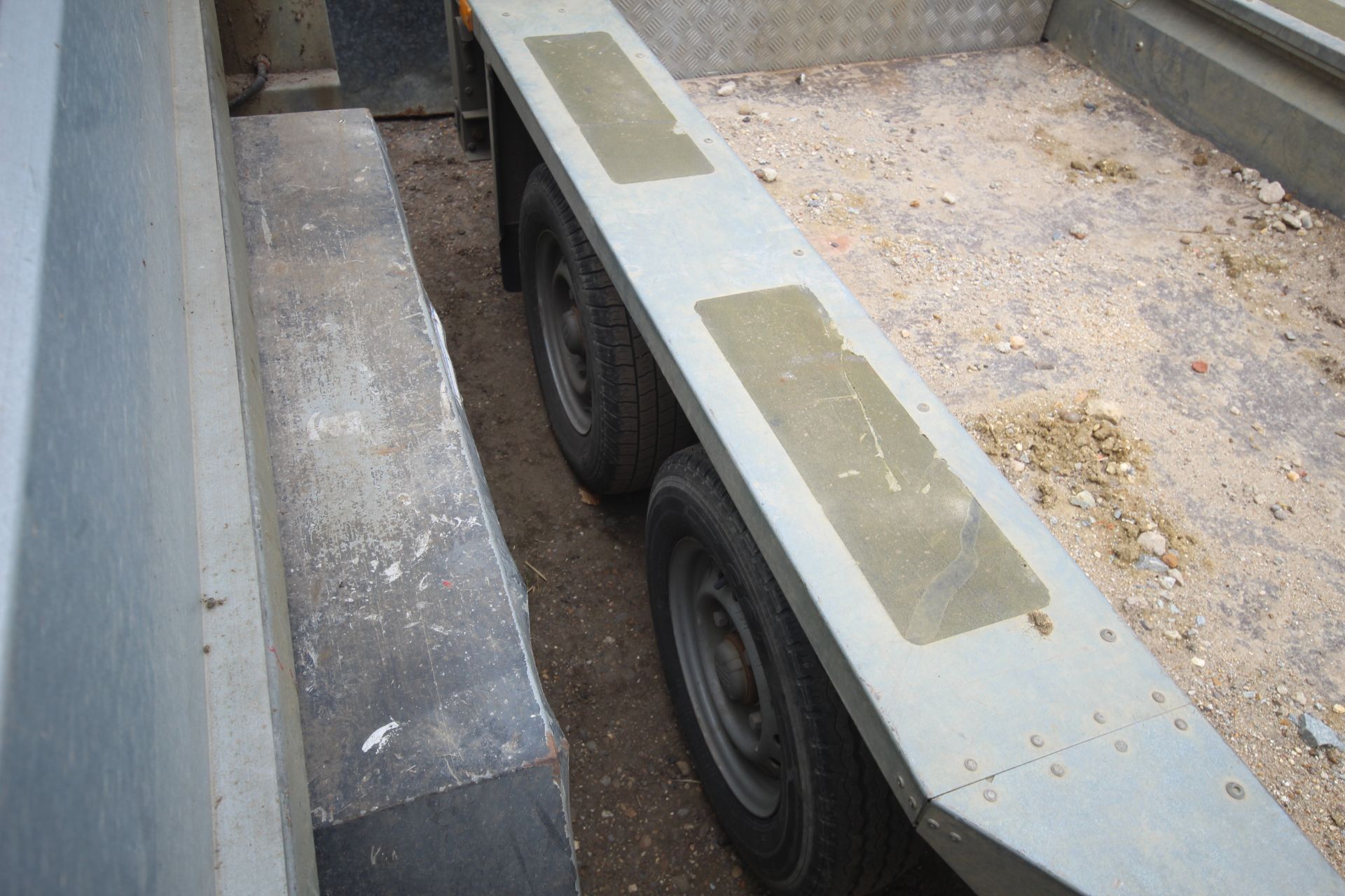 Ifor Williams GX84 8ft x 4ft twin axle plant trailer. With full width ramp. For sale on behalf of - Image 7 of 32