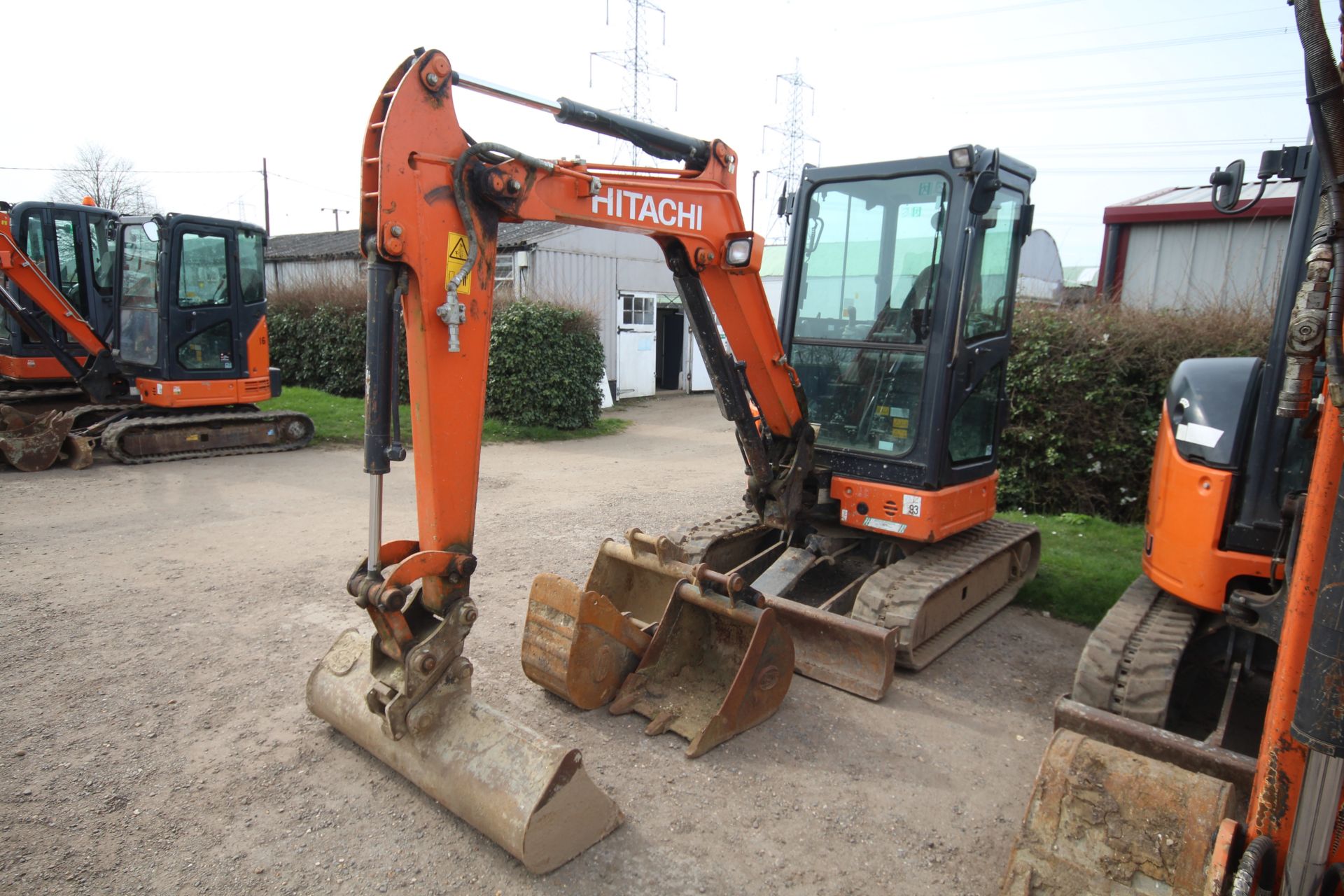 Hitachi Z-Axis 26U-5a 2.6T rubber track excavator. 2018. 2,061 hours. Serial number HCM - Image 2 of 61