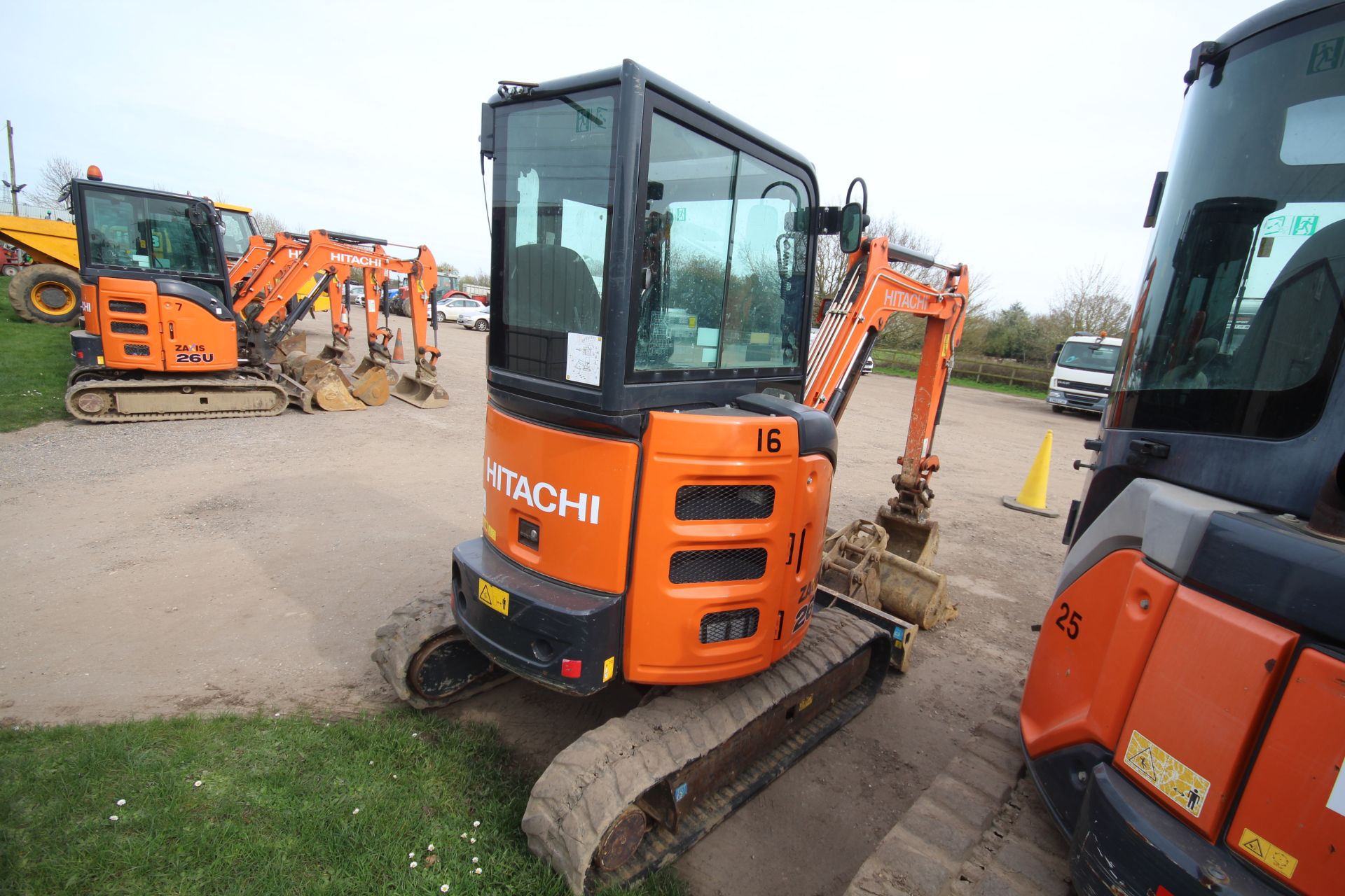 Hitachi Z-Axis 26U-5A 2.6T rubber track excavator. 2019. 2,120 hours. Serial number HCM - Image 4 of 61