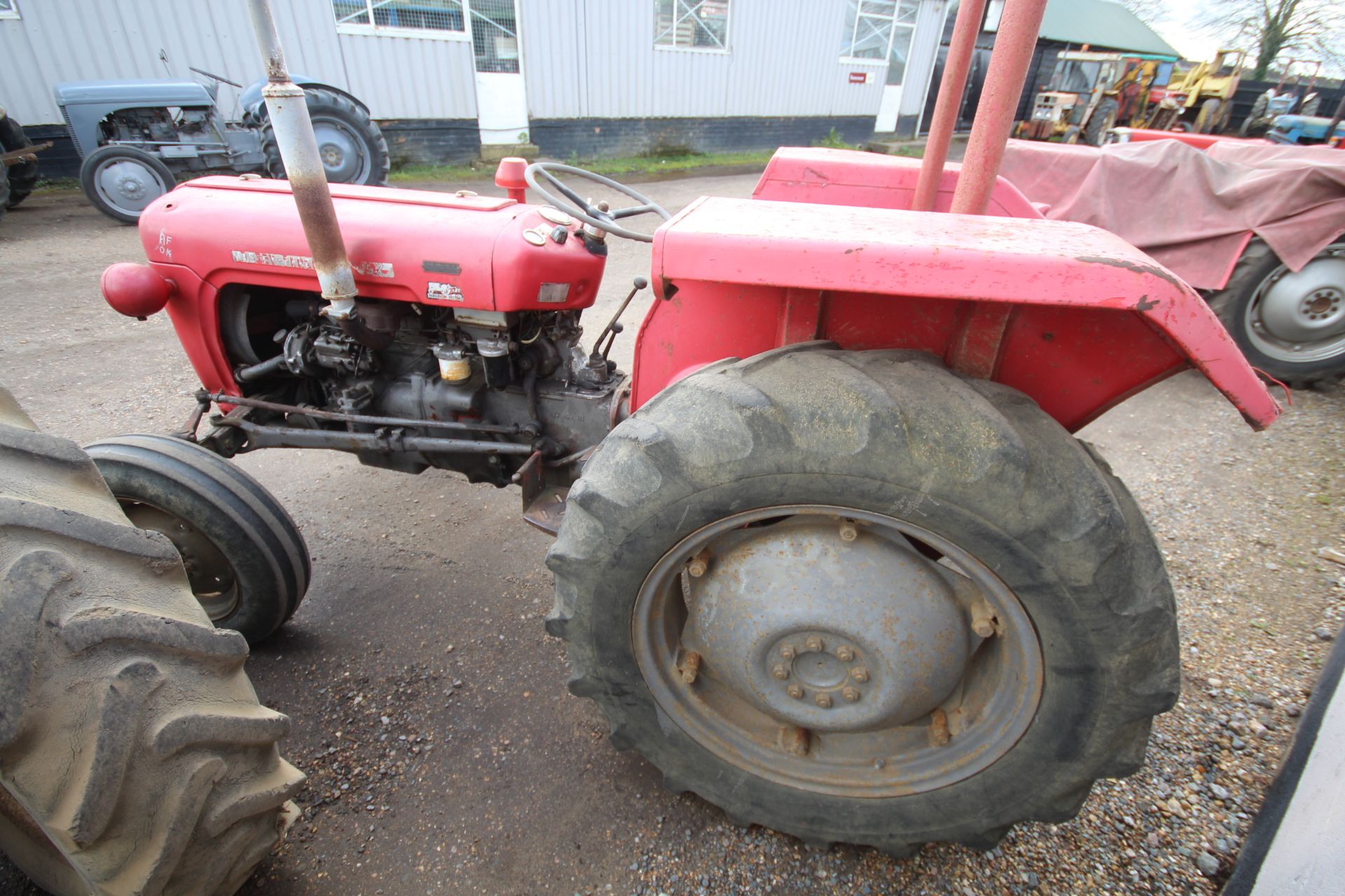 Massey Ferguson 35X 2WD tractor. 1963. Serial number SNMY313859. 11-28 rear wheels and tyres. - Image 3 of 43