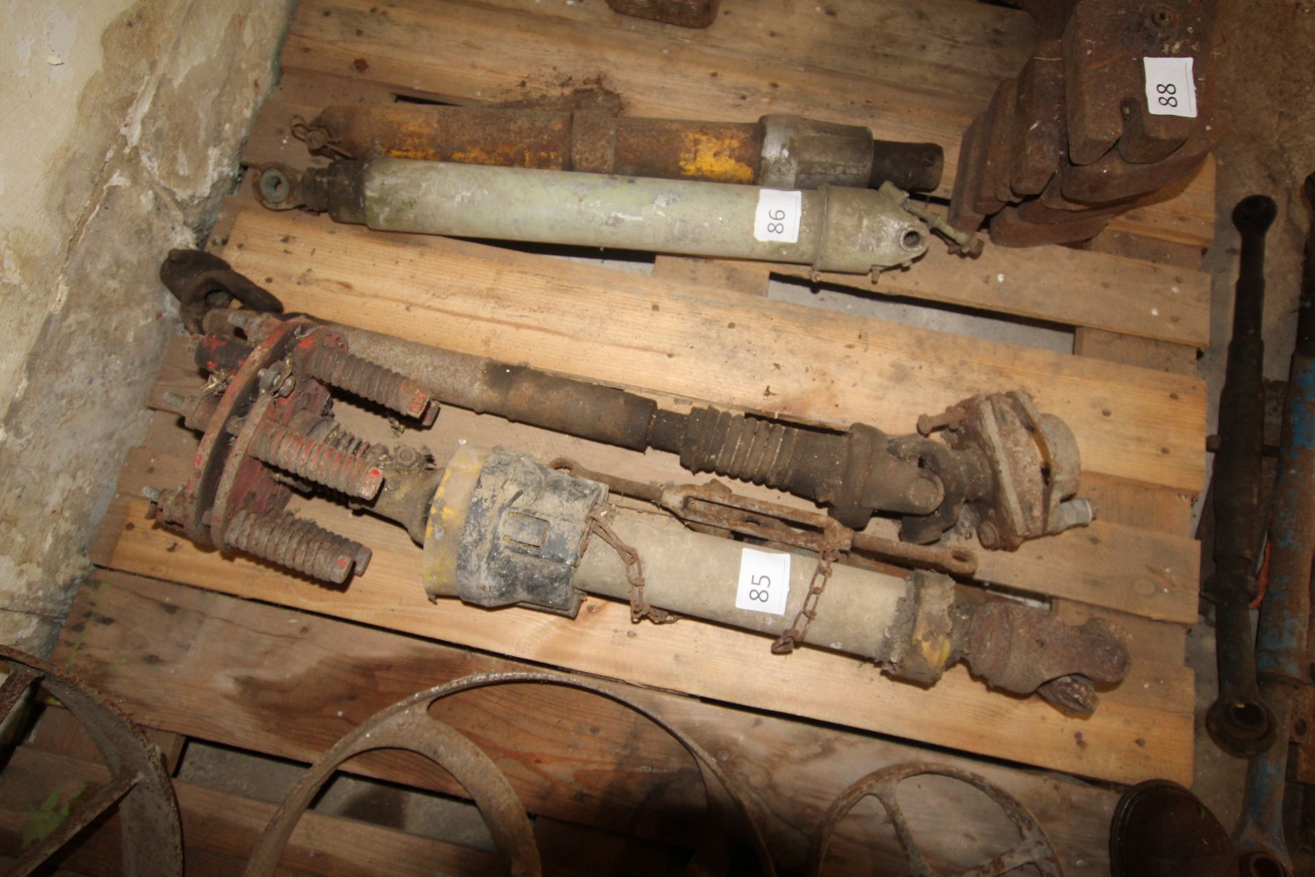 PTO and drive shaft spares.