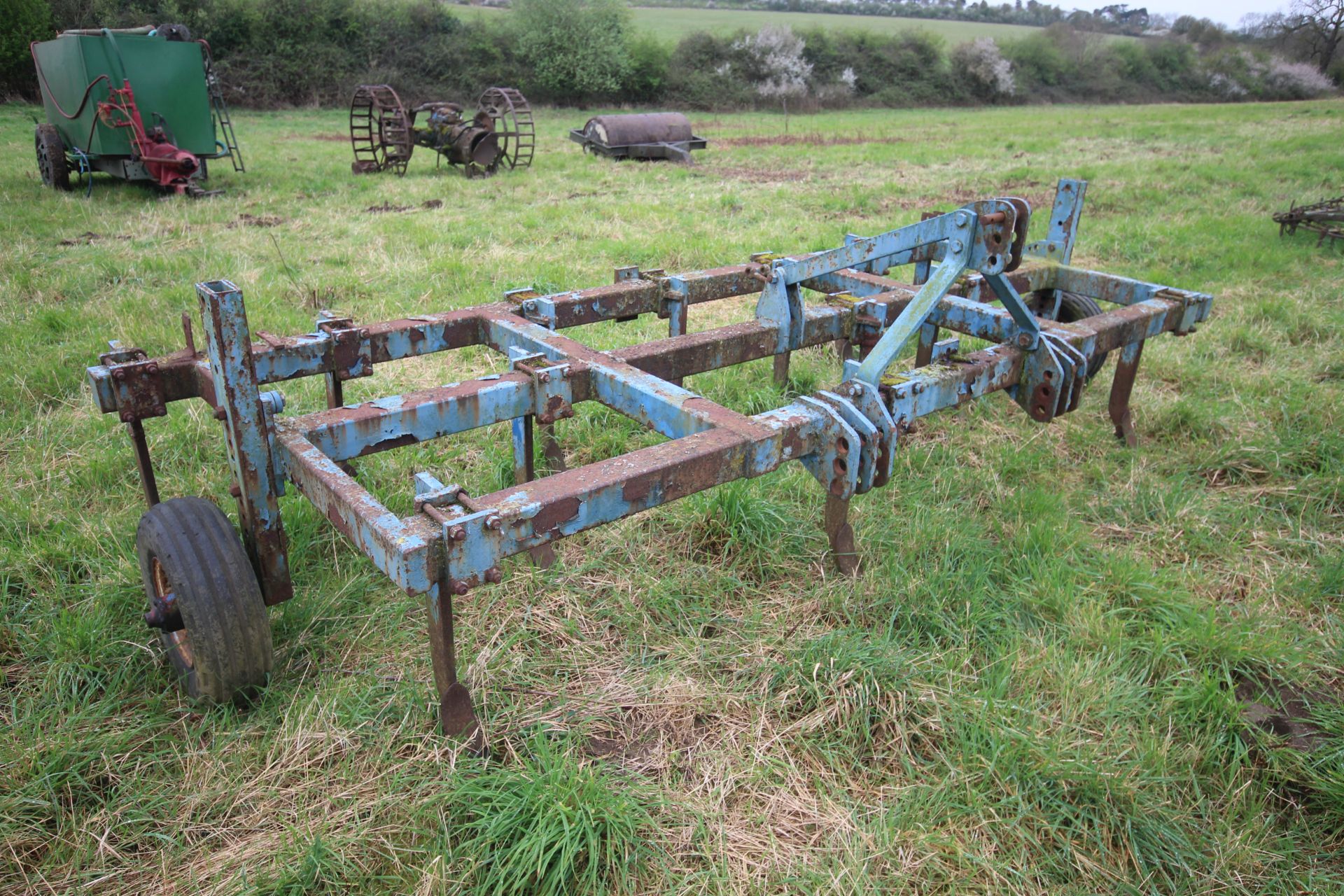 Ransomes C Series 12ft rigid leg cultivator. Owned from new.