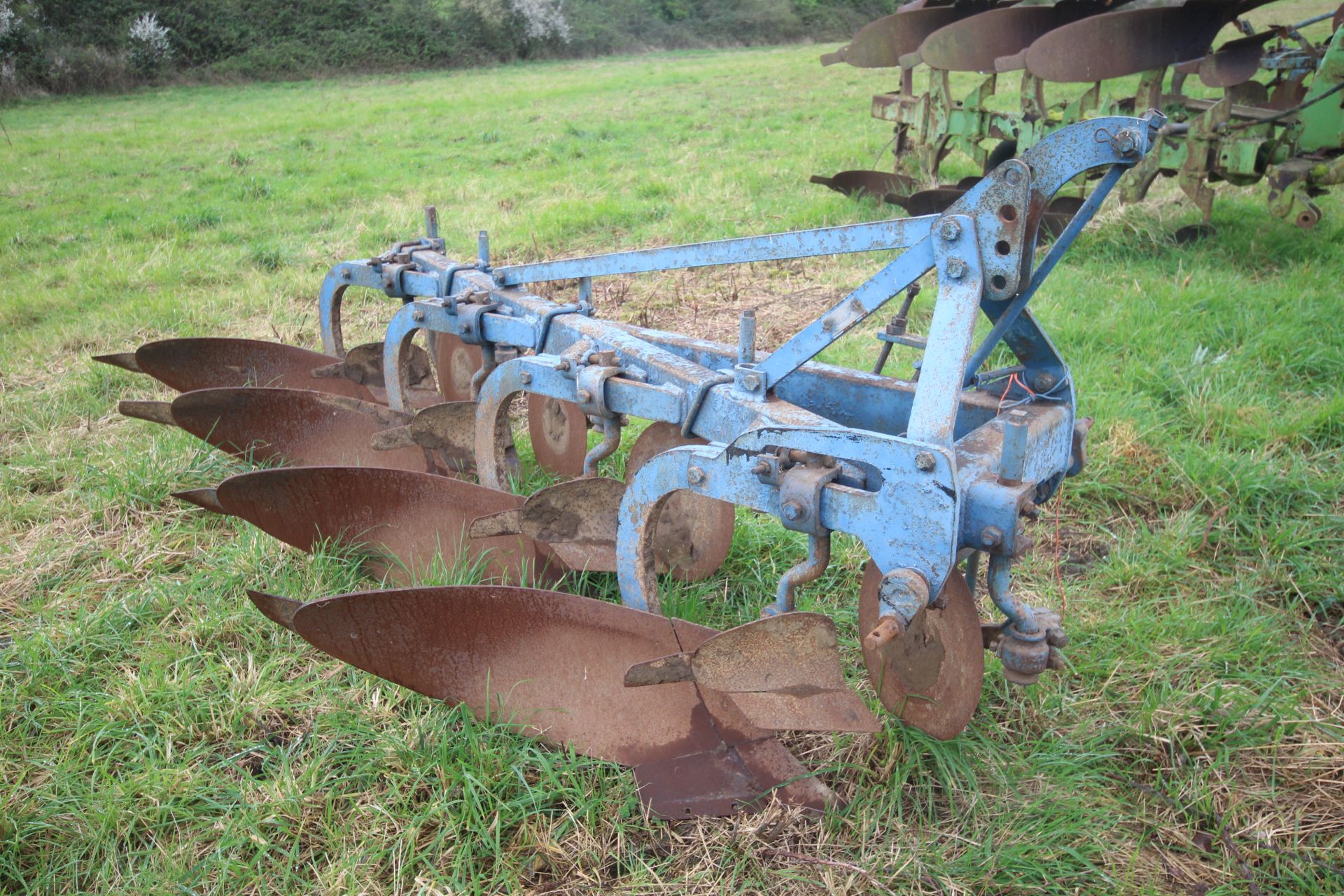Ransomes TS90-12-4 4 furrow conventional plough. Owned from new.