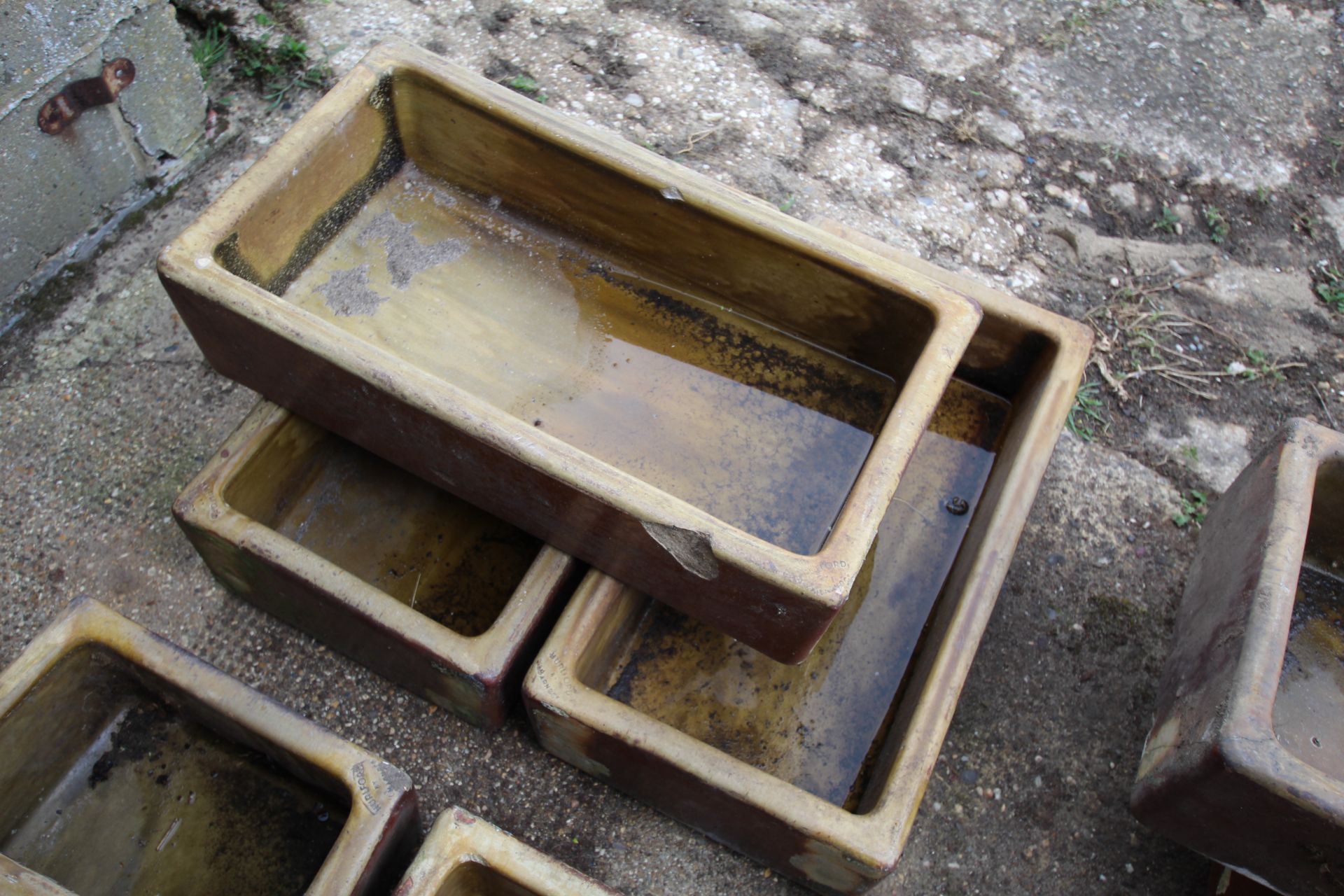 3x Hurlford salt glazed troughs by Marnock. - Image 2 of 2