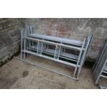 Quantity of galvanised tower scaffold.