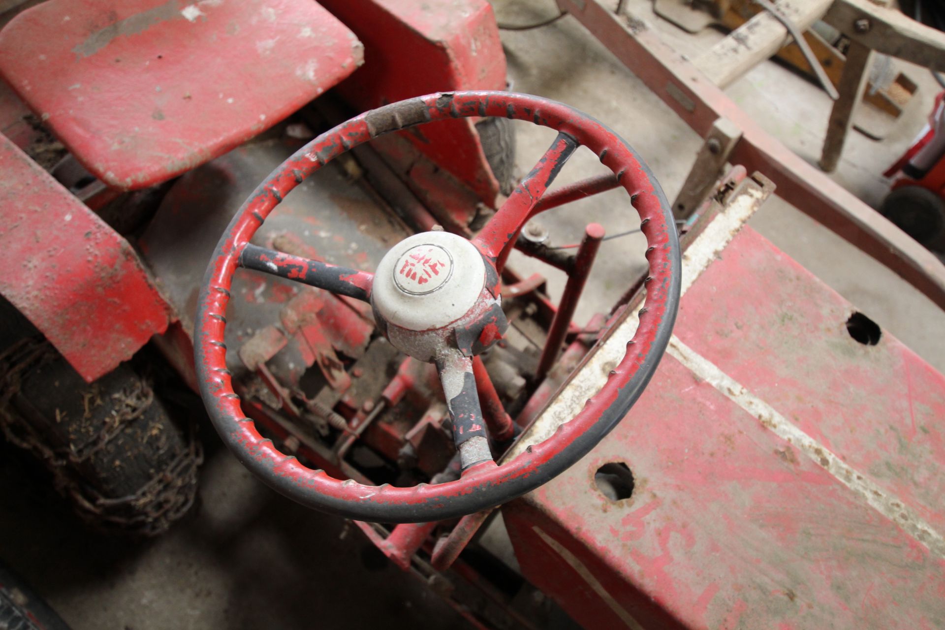 Farm made garden tractor. With Villiers petrol eng - Image 11 of 17