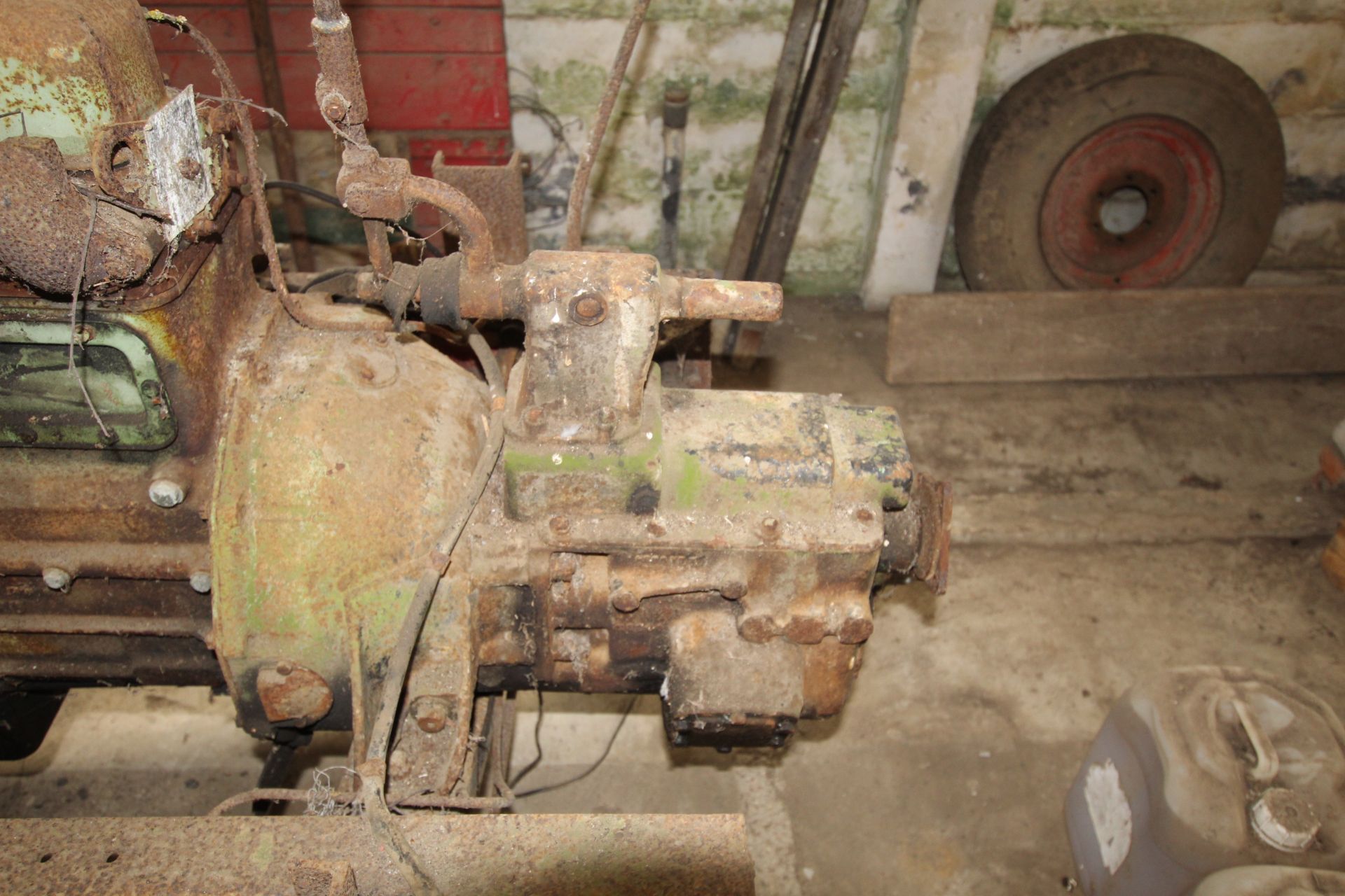 BMC 6-cylinder diesel engine and gearbox. Ex-BMC 10T Lorry. Understood to be stuck. - Image 4 of 10