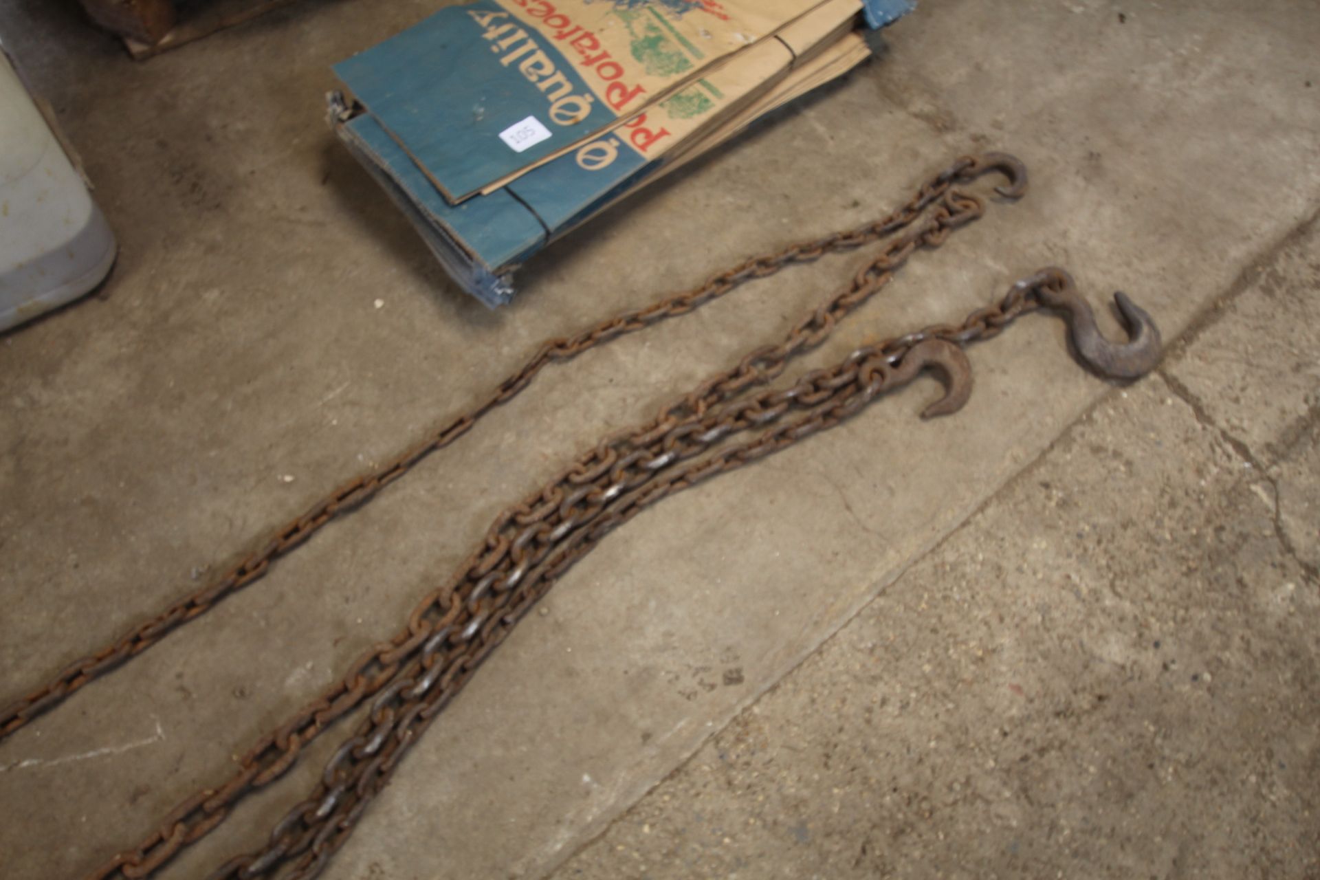 Various tow chains, large shackles etc - Image 7 of 7
