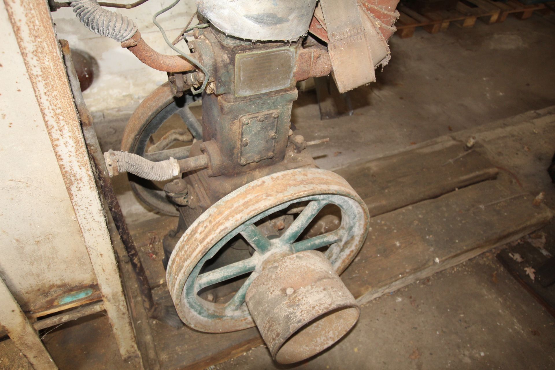 R A Lister & Co stationary engine. Owned from new. To be sold in situ and removed at purchaser’s - Image 2 of 7