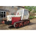 Belarus 750 four-cylinder diesel engine steel track crawler. Registration GMU 427N. Date of first