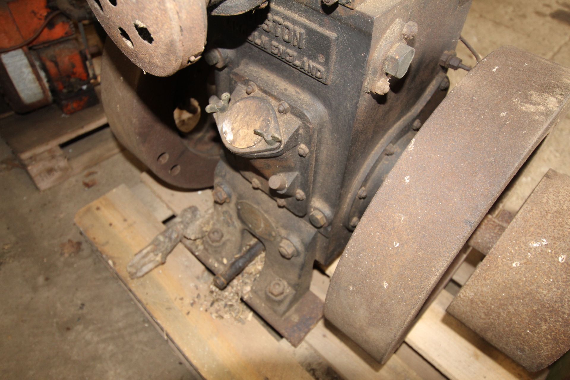 Ruston single cylinder stationary engine. - Image 5 of 6
