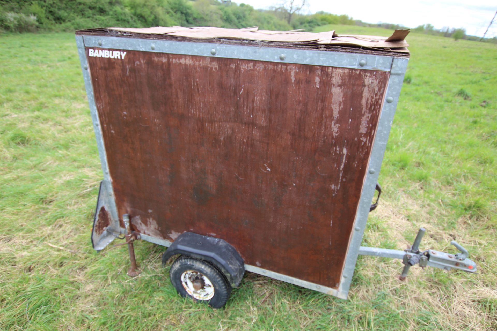 Banbury small single axle box trailer. Owned from new. - Image 3 of 12