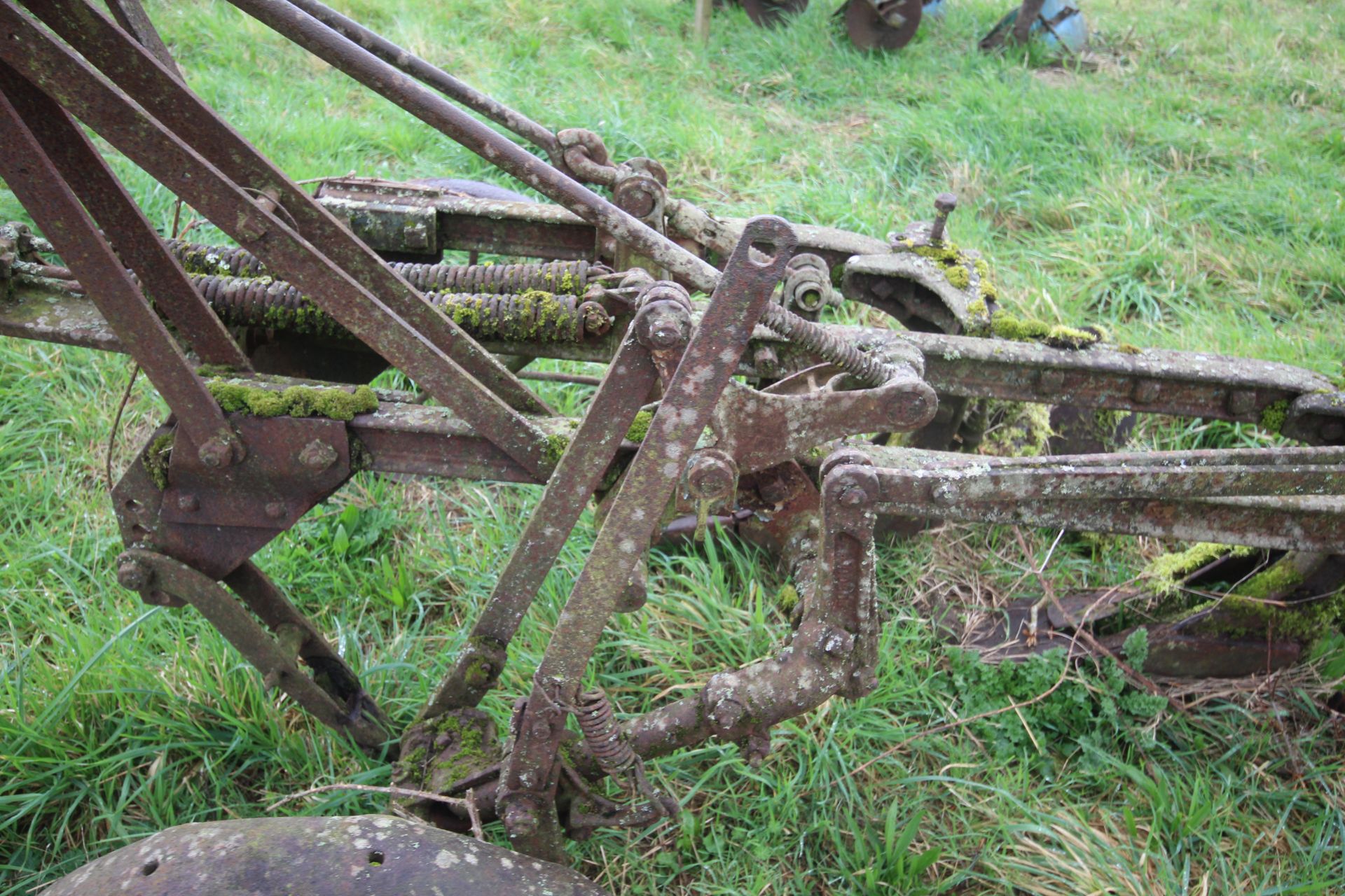 Ransomes three furrow trailed plough (no drawbar). - Bild 9 aus 19