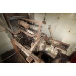 Leyland Comet six-cylinder diesel engine and gearbox. Previously used for driving grain fan. To be