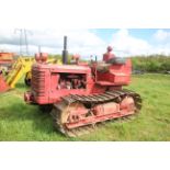 International BTD6 steel track crawler. Registration TPU 467E (expired). Serial Number 9856. With