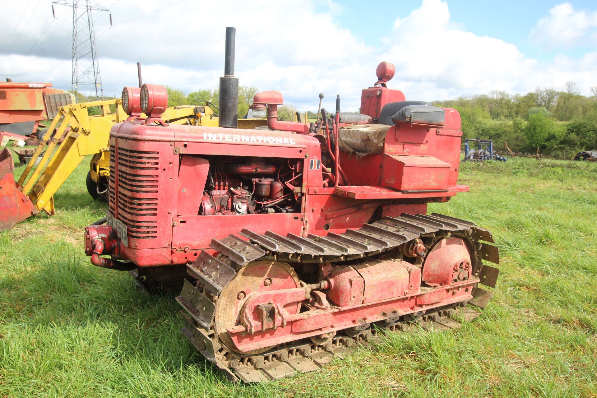 International BTD6 steel track crawler. Registration TPU 467E (expired). Serial Number 9856. With