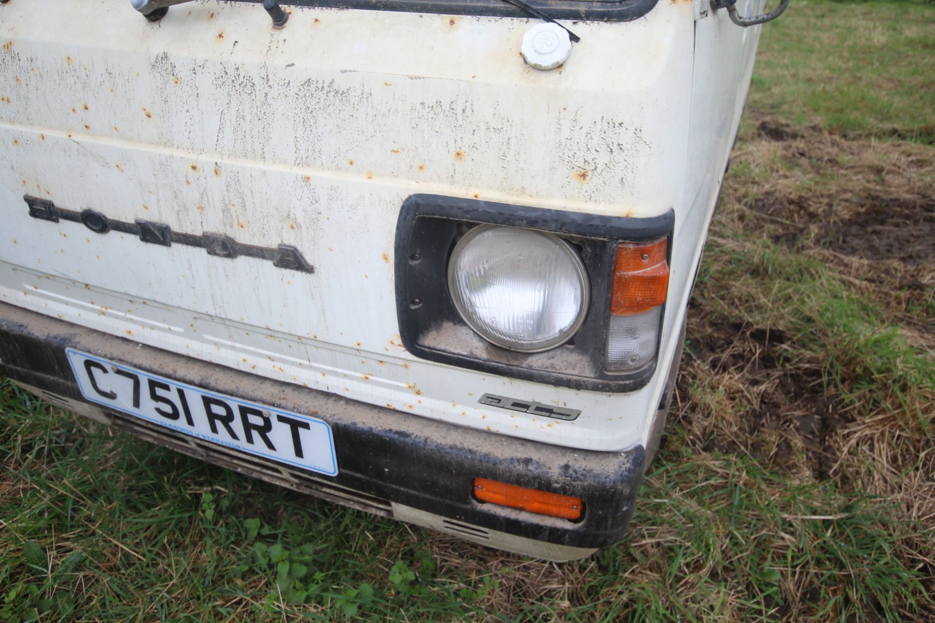 Honda Acty TN550 panel van. Registration C751 RRT. Date of first registration 13/08/1985. 97,101 - Image 7 of 48