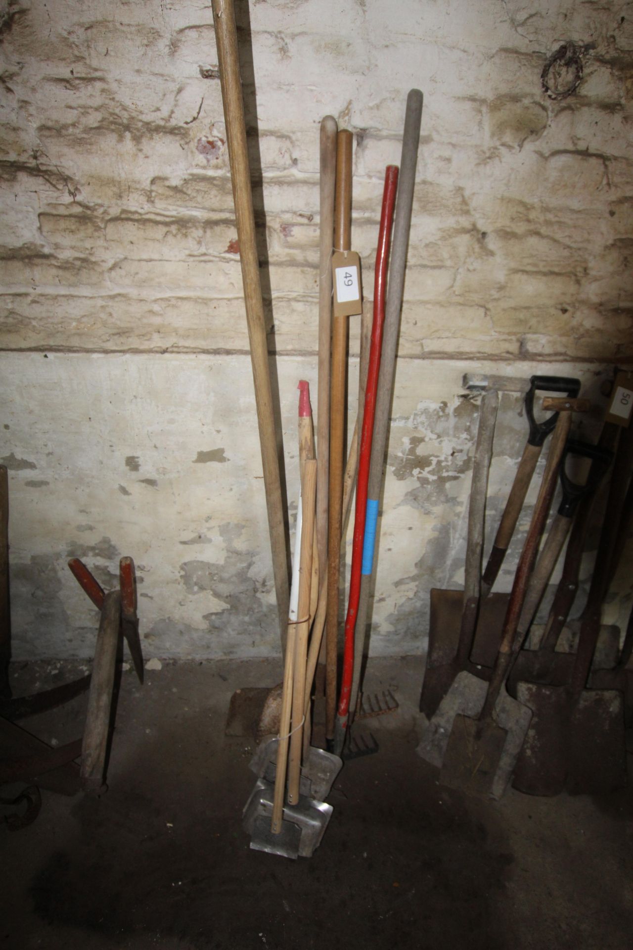 Various rakes, hoes etc. - Image 2 of 3