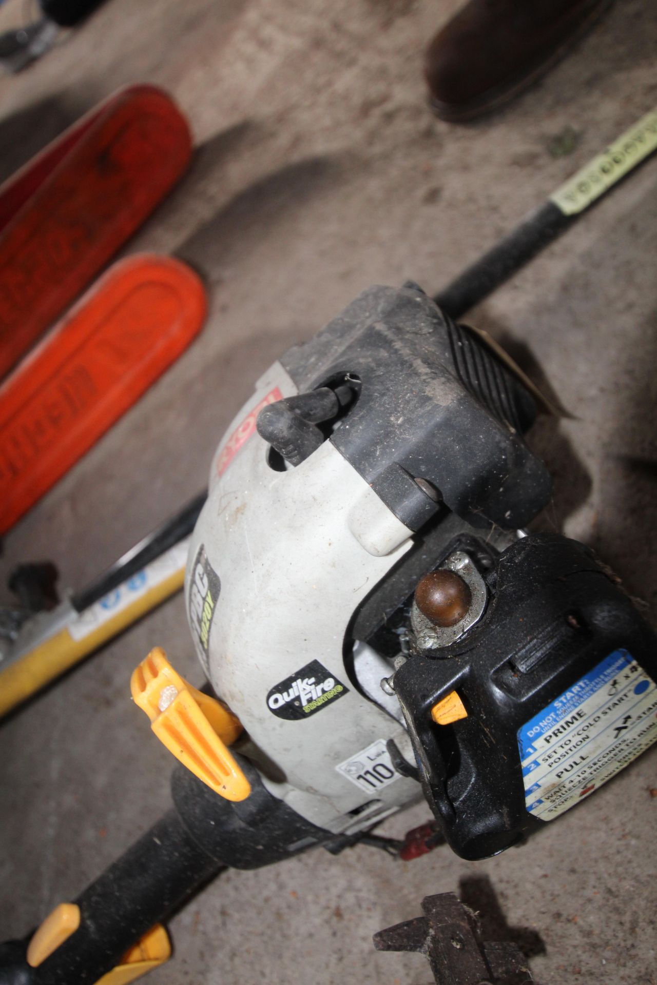 Ryobi petrol driven multi tool with hedge cutter and strimmer heads. - Image 3 of 4