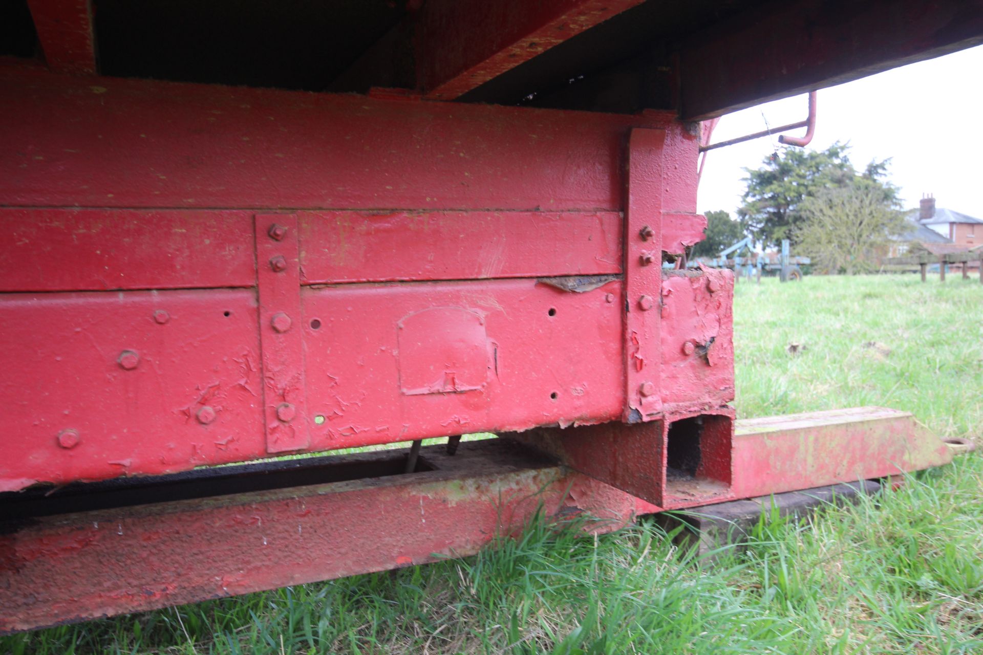 10T single axle lorry conversion tipping trailer. With twin wheels and steel body. Ex-Leyland - Image 44 of 51