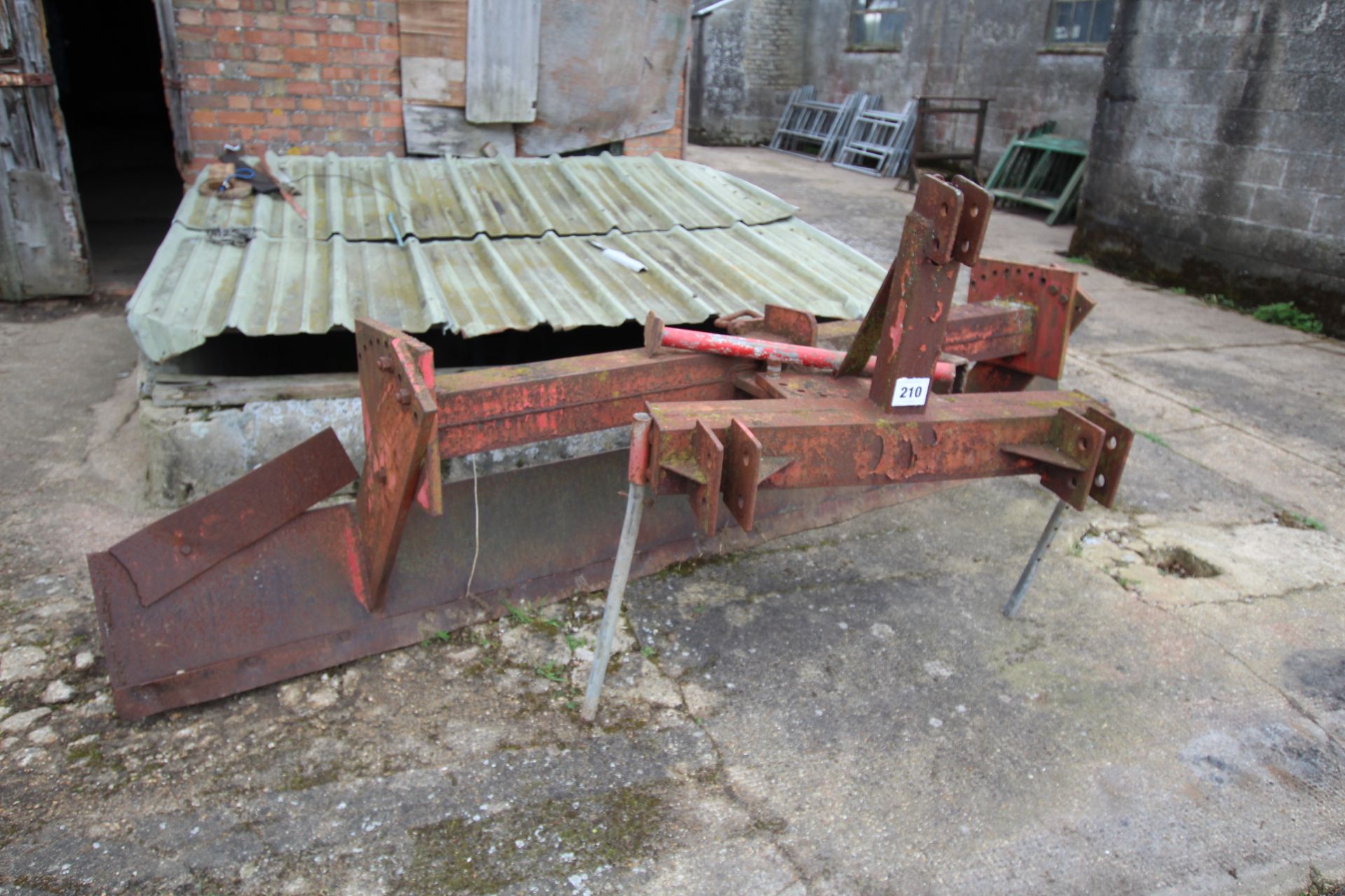 Farm made heavy duty grader blade.