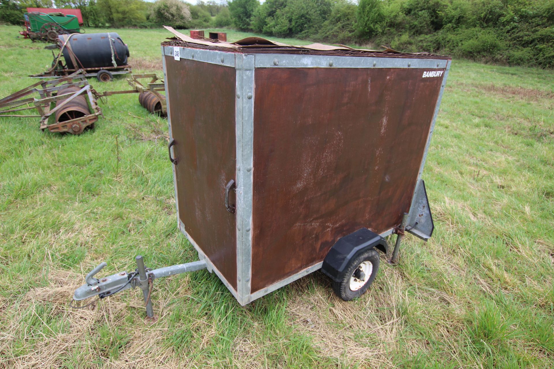 Banbury small single axle box trailer. Owned from new. - Image 11 of 12