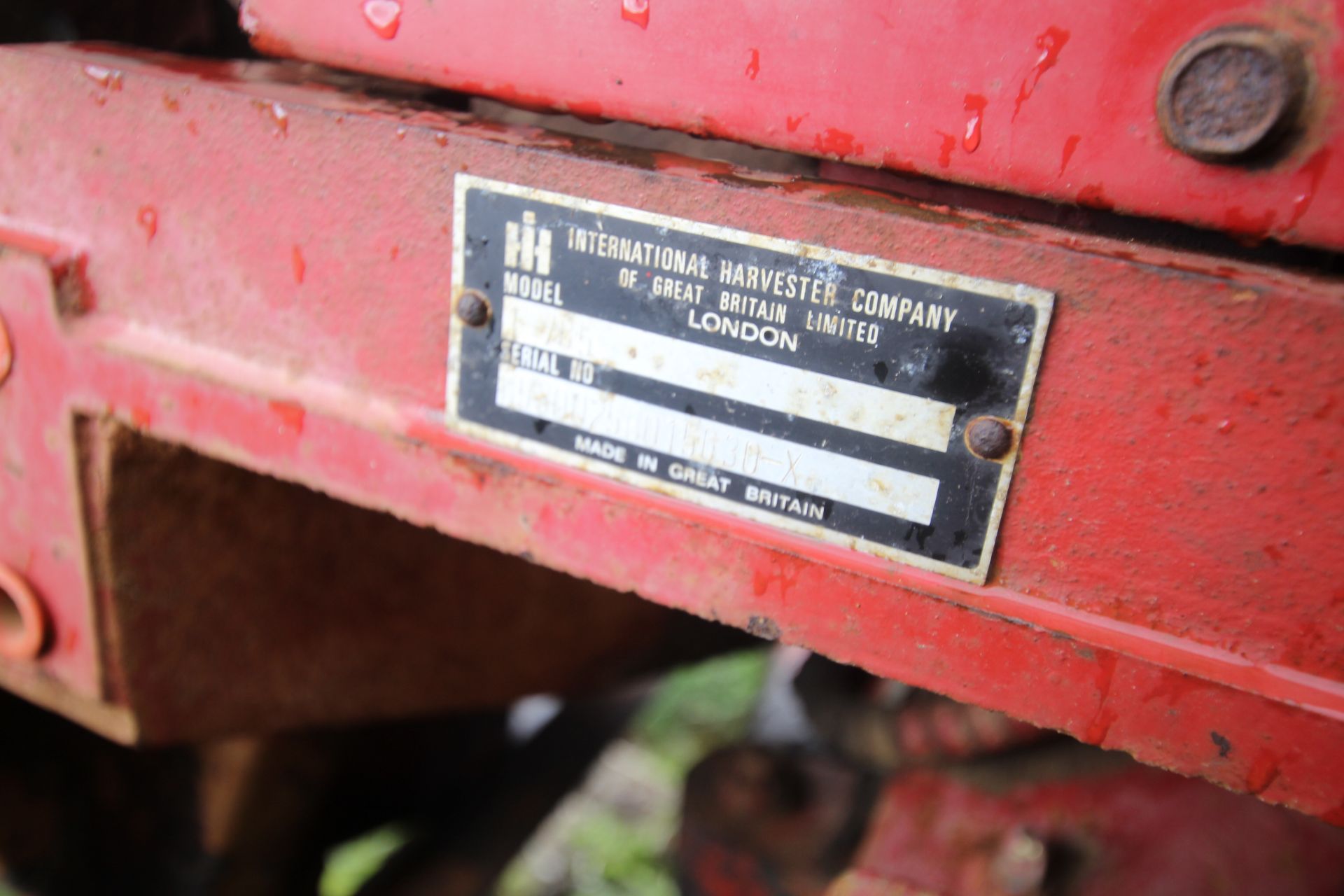 International 785 4WD tractor. Registration A684 FGV. Date of first registration 24/08/1983. 4,144 - Bild 50 aus 56