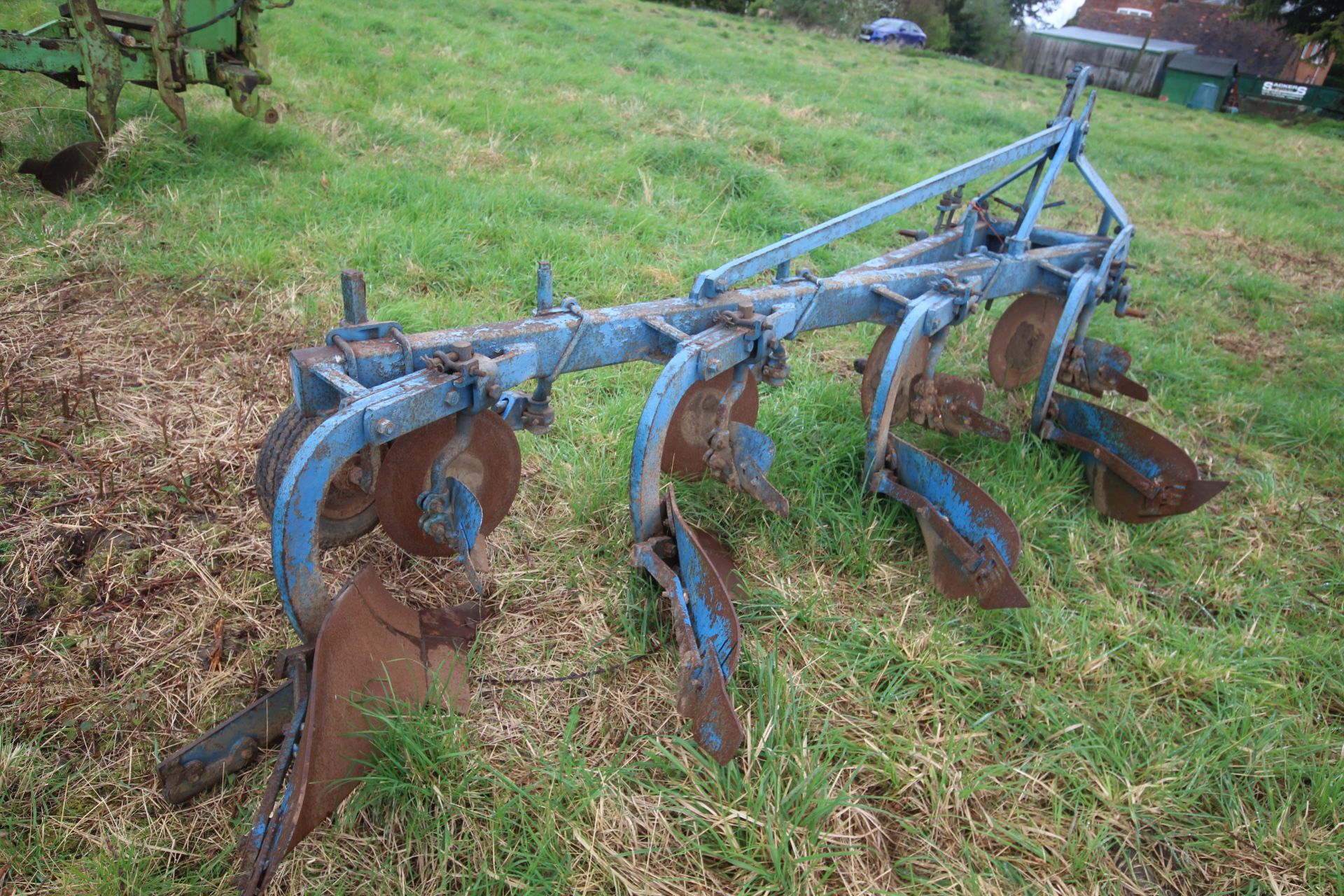 Ransomes TS90-12-4 4 furrow conventional plough. Owned from new. - Image 2 of 24