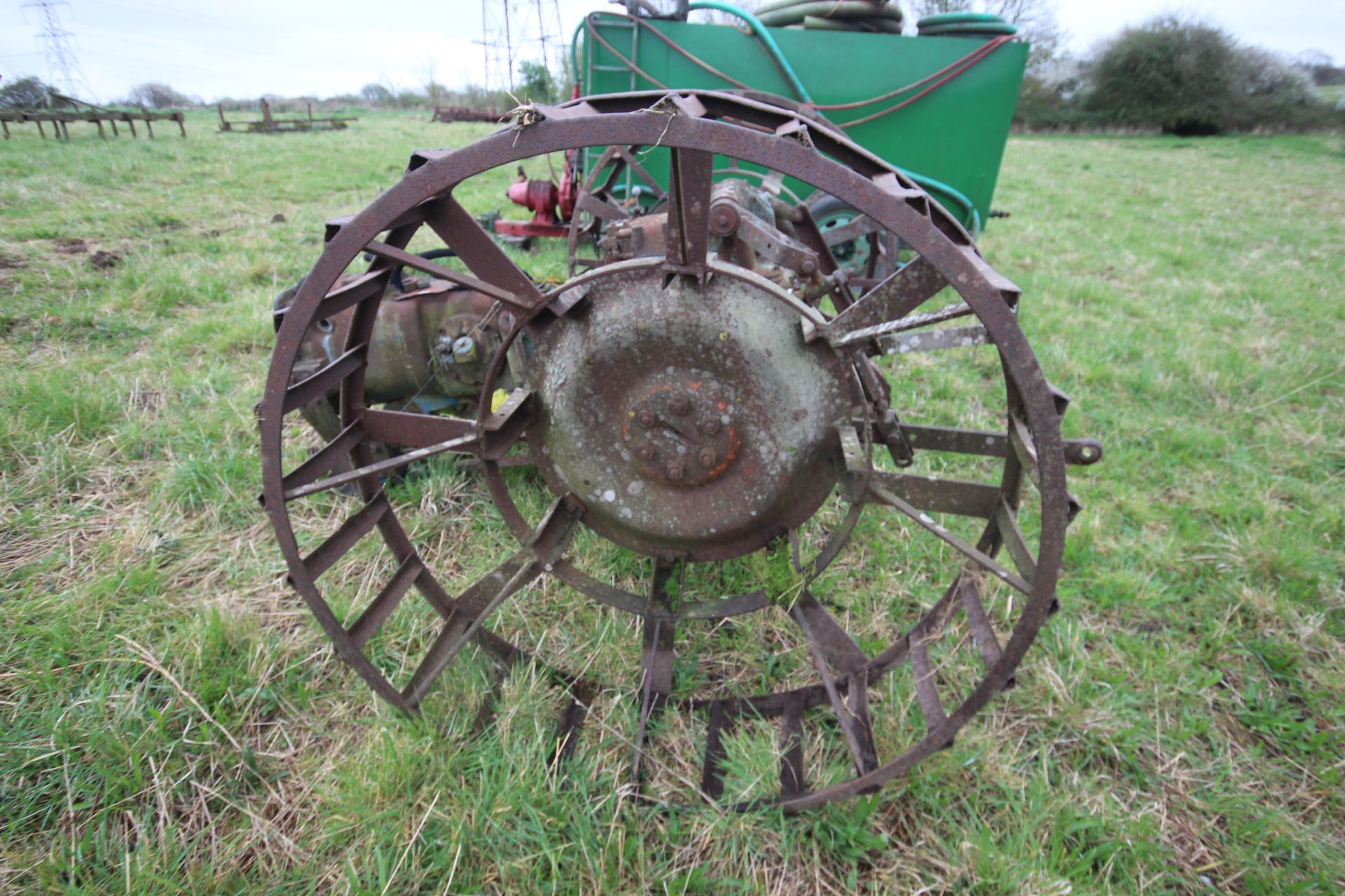 Farm made tool carrier for crawler. Based on Fordson Major backend. - Image 24 of 31